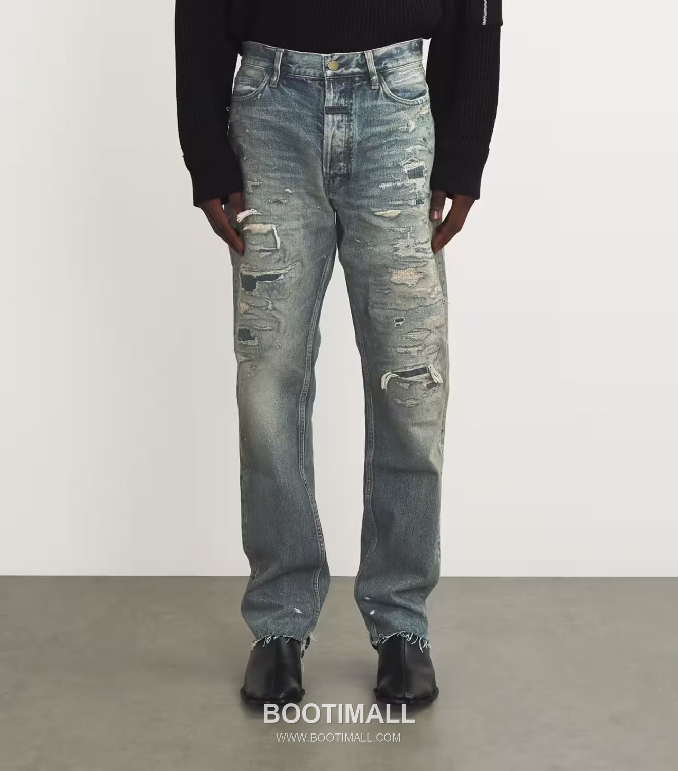 Fear of God Distressed Jeans Denim Blue Pants 피어 오브 갓 디스트로이드 데님 팬츠 데님 블루 5