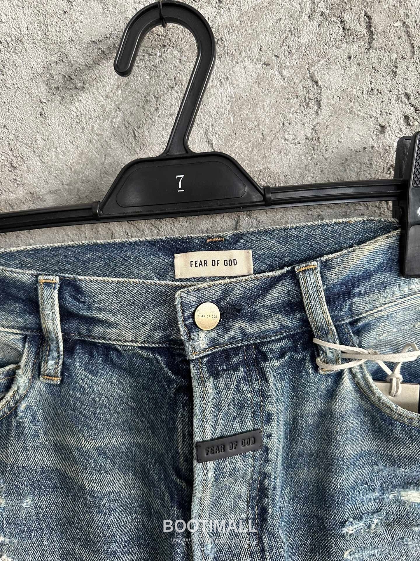 Fear of God Distressed Jeans Denim Blue Pants 피어 오브 갓 디스트로이드 데님 팬츠 데님 블루 10