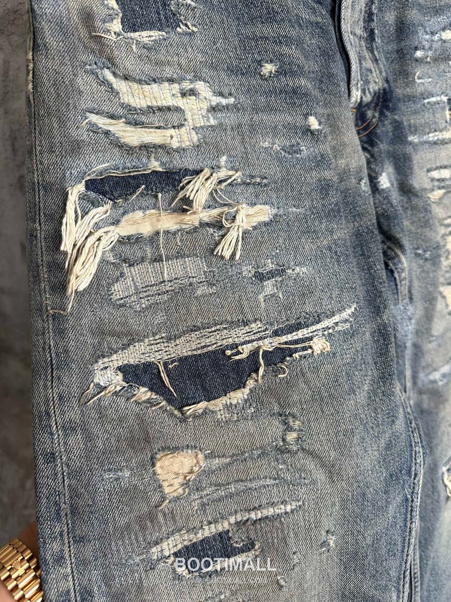 Fear of God Distressed Jeans Denim Blue Pants 피어 오브 갓 디스트로이드 데님 팬츠 데님 블루 12