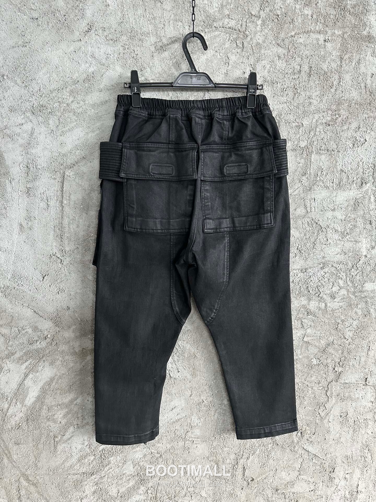 Rick Owens Waxed Double-Ring Cropped Pants Denim Black 릭 오웬스 왁스 더블링 크롭 팬츠 데님 블랙 5