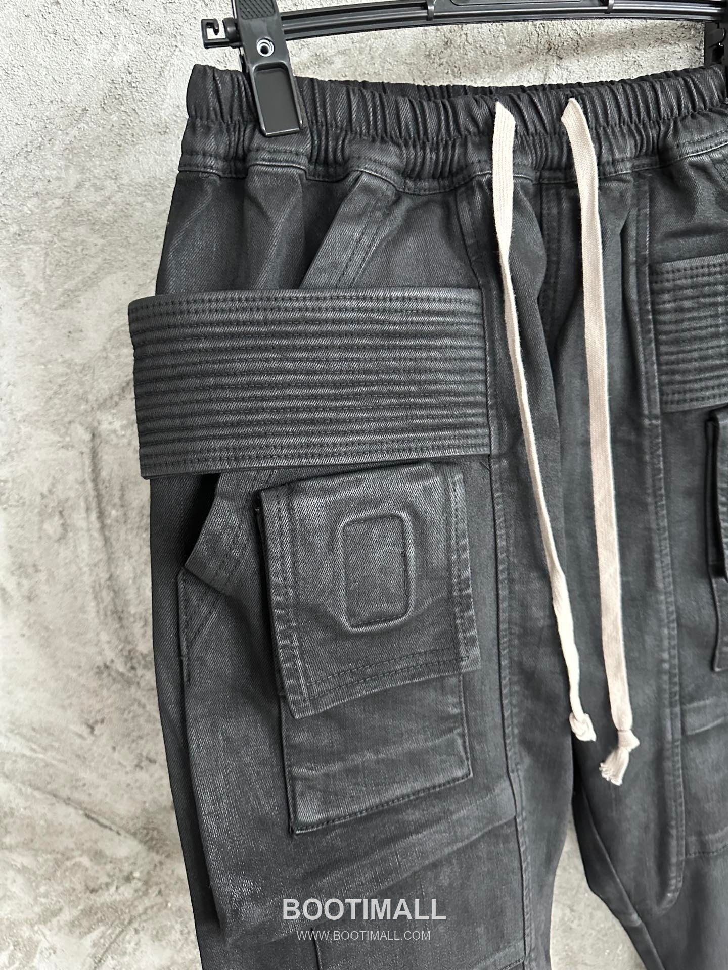 Rick Owens Waxed Double-Ring Cropped Pants Denim Black 릭 오웬스 왁스 더블링 크롭 팬츠 데님 블랙 9