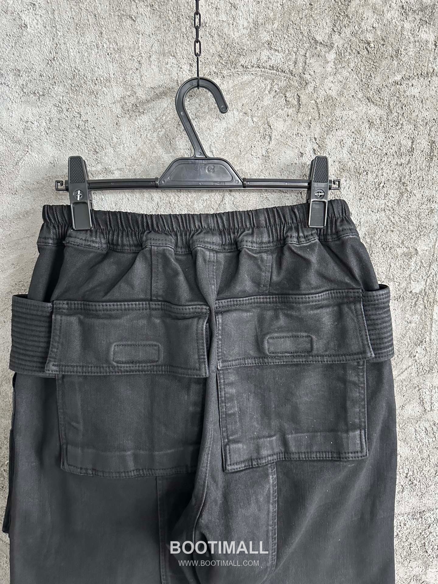 Rick Owens Waxed Double-Ring Cropped Pants Denim Black 릭 오웬스 왁스 더블링 크롭 팬츠 데님 블랙 10