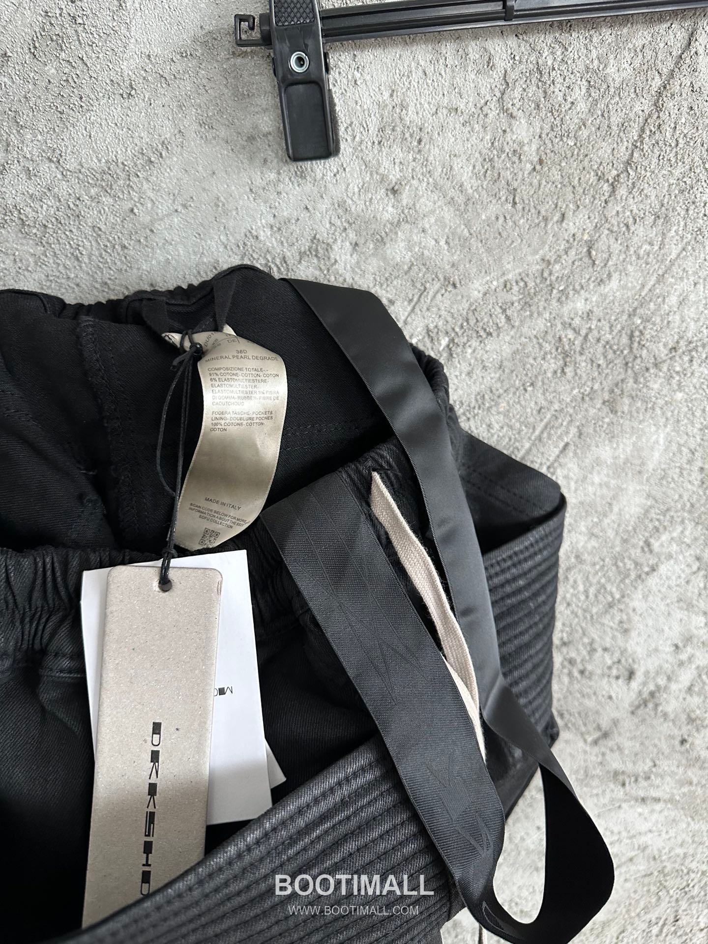 Rick Owens Waxed Double-Ring Cropped Pants Denim Black 릭 오웬스 왁스 더블링 크롭 팬츠 데님 블랙 12