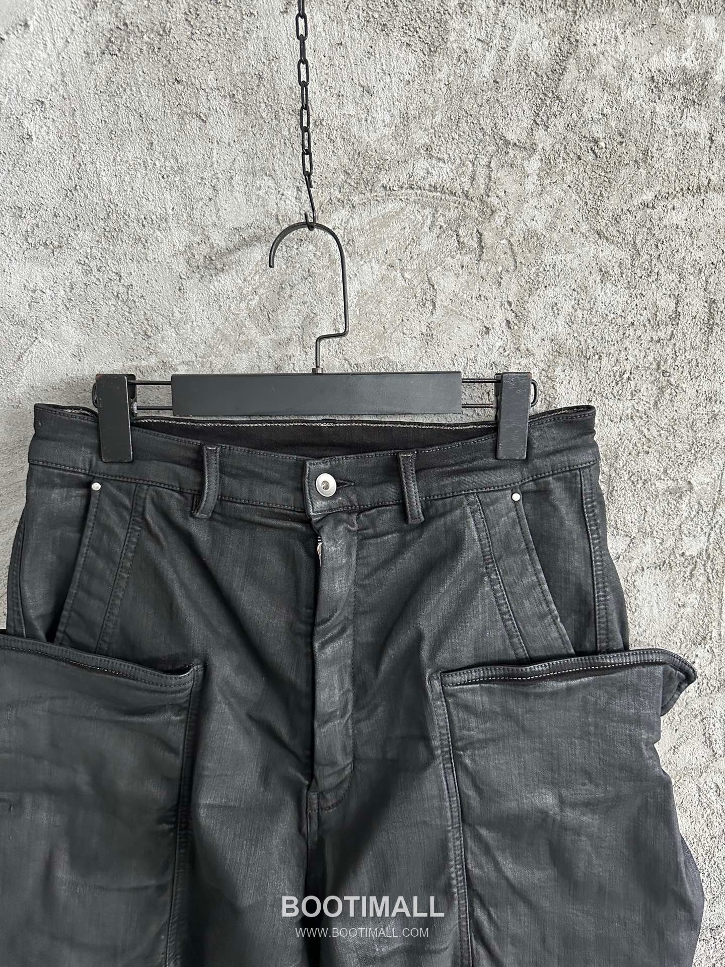 Rick Owens Cargo Shorts Denim Black 릭 오웬스 카고 쇼츠 데님 블랙 2