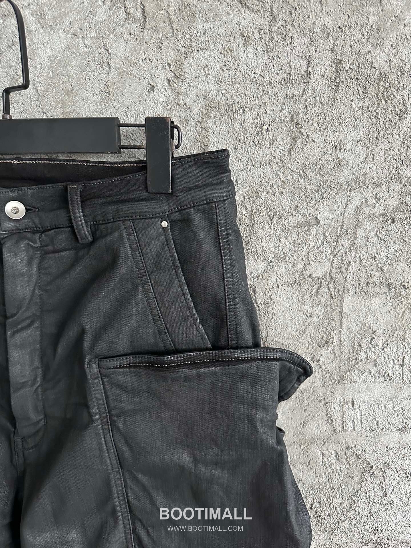 Rick Owens Cargo Shorts Denim Black 릭 오웬스 카고 쇼츠 데님 블랙 4