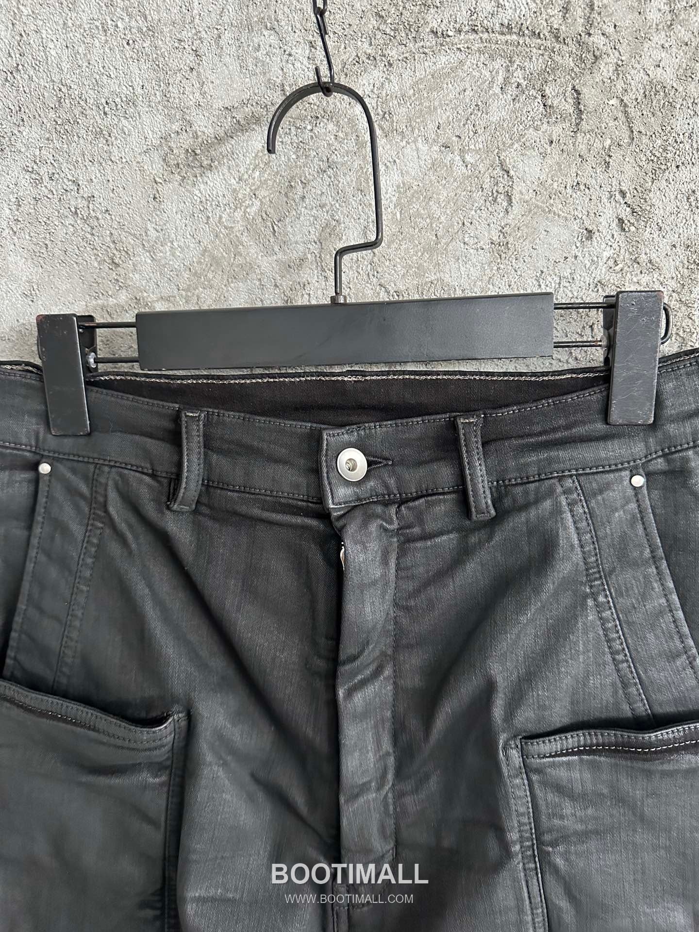 Rick Owens Cargo Shorts Denim Black 릭 오웬스 카고 쇼츠 데님 블랙 5