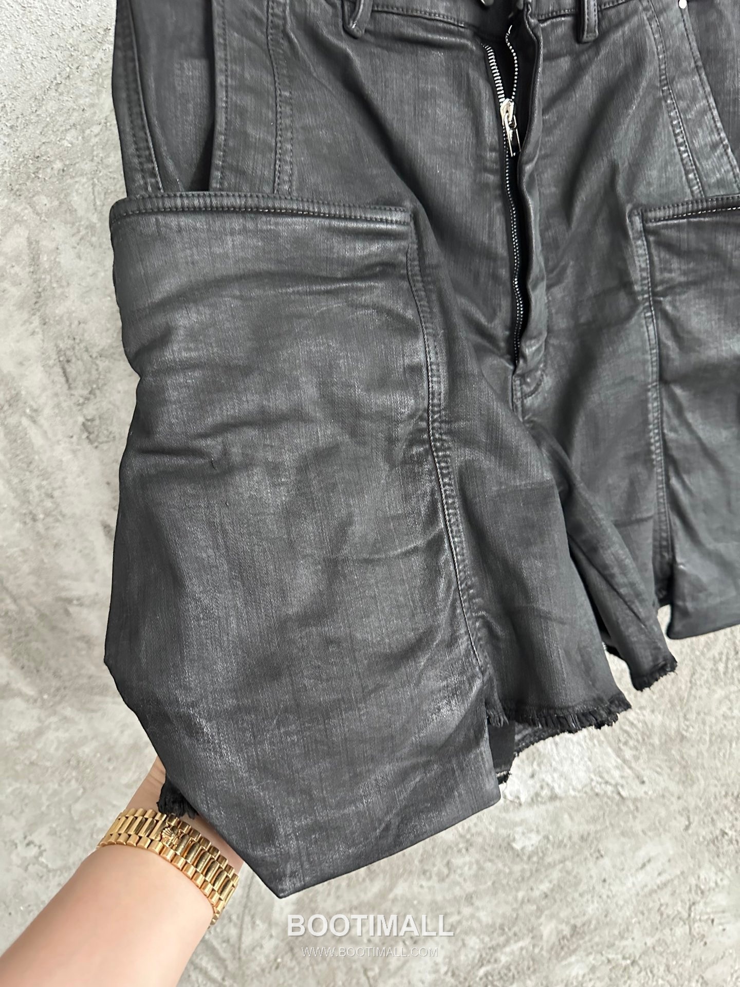 Rick Owens Cargo Shorts Denim Black 릭 오웬스 카고 쇼츠 데님 블랙 6