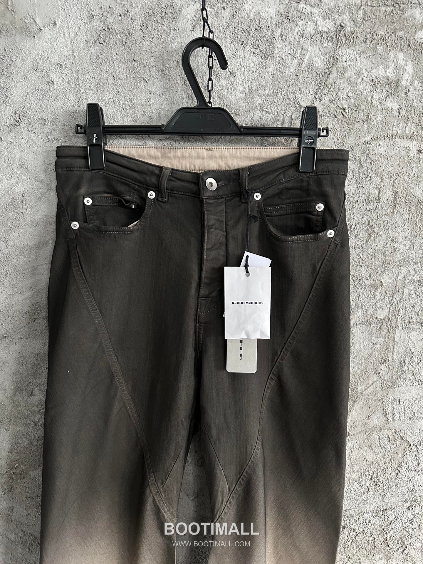 Rick Owens Gradient Flared Jeans Denim Black Pants 릭 오웬스 그라데이션 플레어 진 데님 블랙 팬츠 3