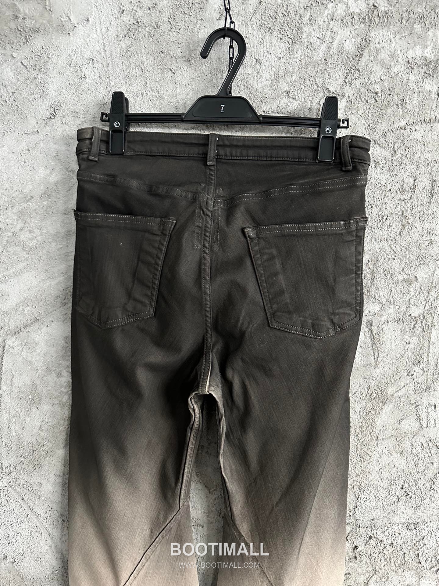 Rick Owens Gradient Flared Jeans Denim Black Pants 릭 오웬스 그라데이션 플레어 진 데님 블랙 팬츠 7