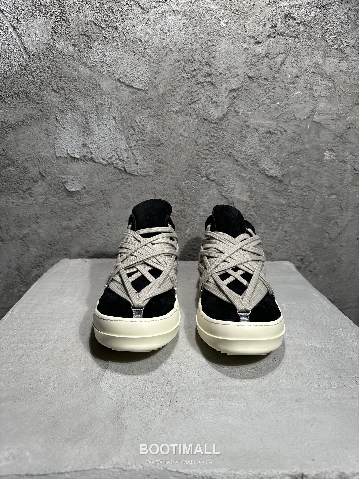 Rick Owens Lace-Up Low Sneakers Suede Cowhide Black 릭오웬스 레이스업 로우 스니커즈 스웨이드 소가죽 블랙 4