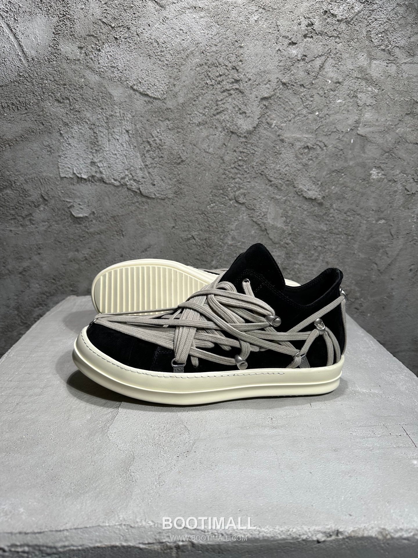Rick Owens Lace-Up Low Sneakers Suede Cowhide Black 릭오웬스 레이스업 로우 스니커즈 스웨이드 소가죽 블랙 6