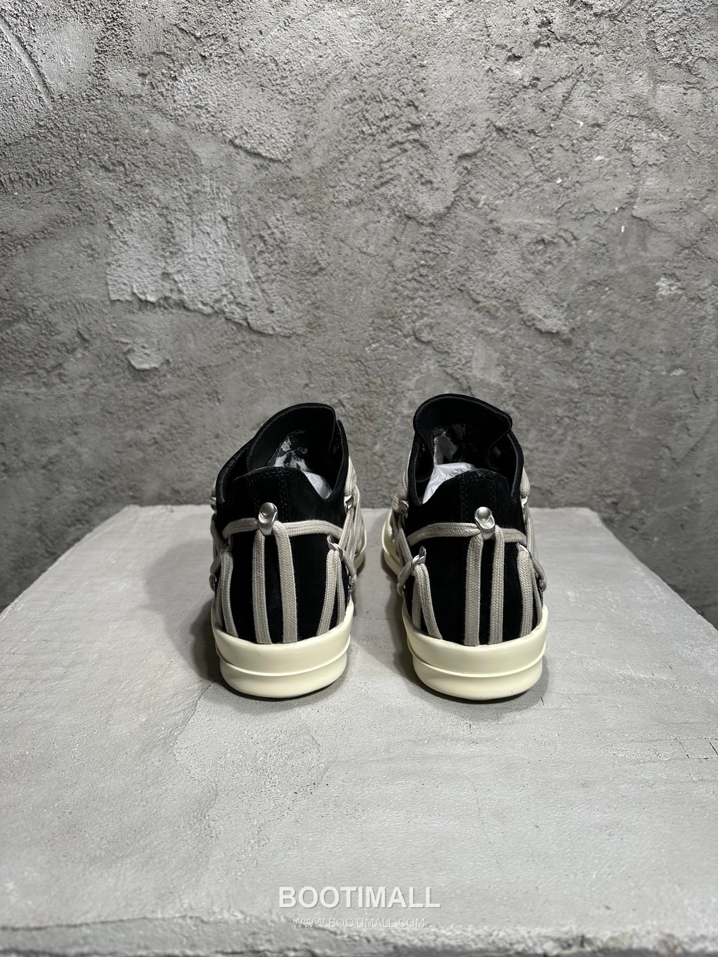 Rick Owens Lace-Up Low Sneakers Suede Cowhide Black 릭오웬스 레이스업 로우 스니커즈 스웨이드 소가죽 블랙 7