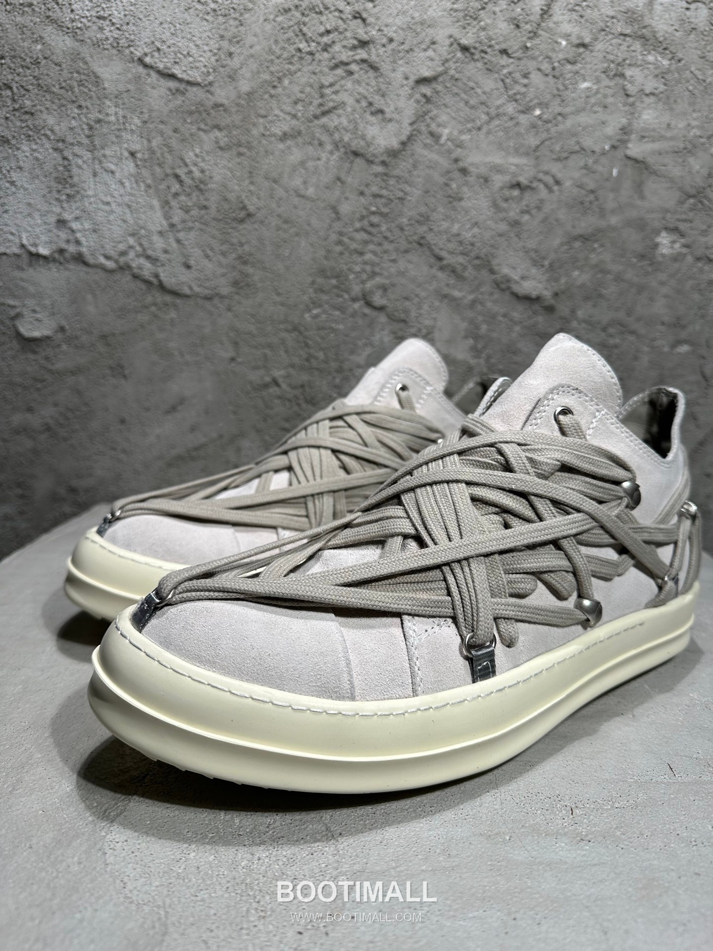 Rick Owens Lace-Up Low Sneakers Suede Cowhide Black 릭오웬스 레이스업 로우 스니커즈 스웨이드 소가죽 블랙 2