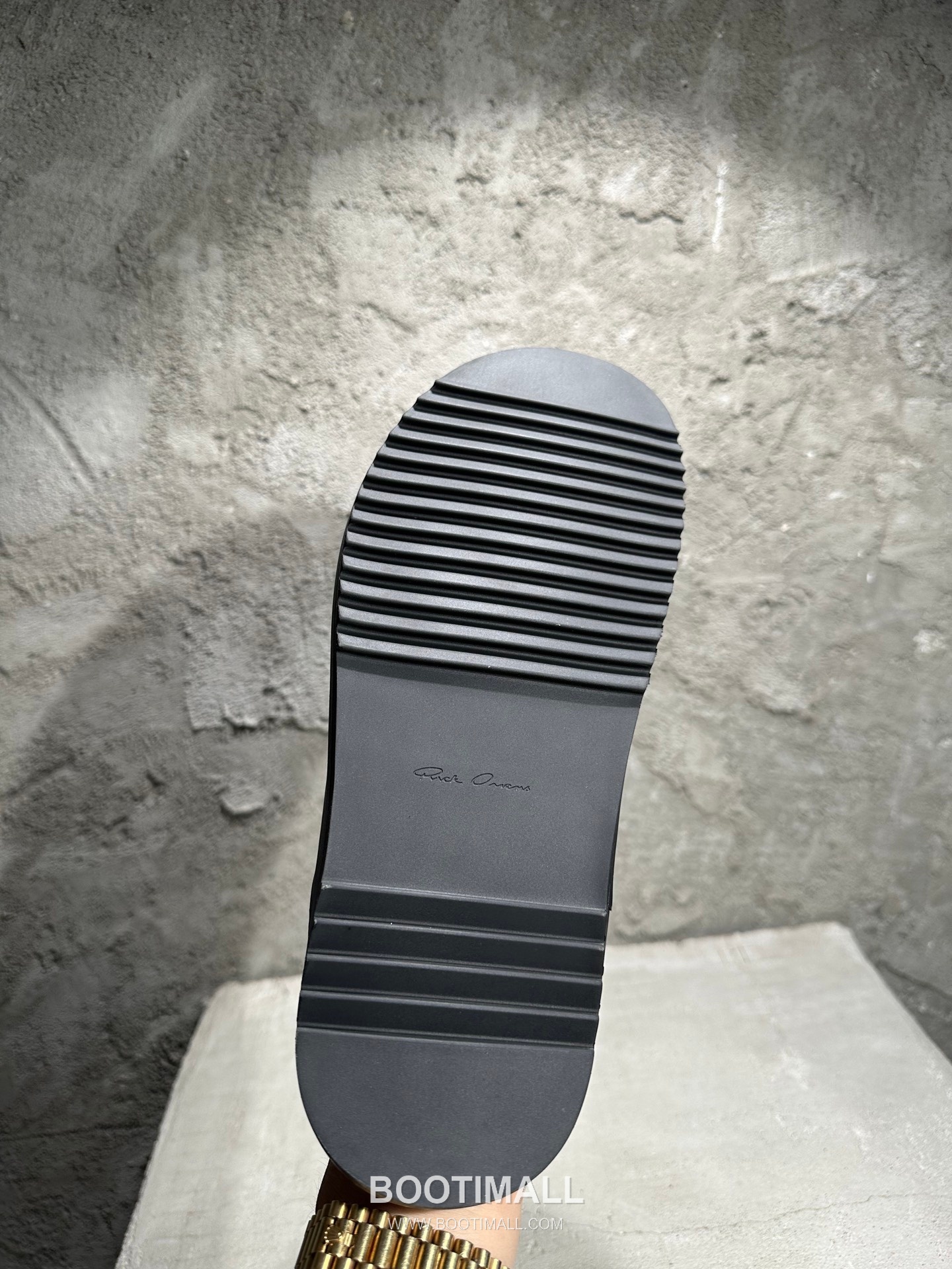 Rick Owens Birken Slides Grained Calfskin Black 릭오웬스 버켄 슬라이드 그레인드 카프스킨(송아지가죽) 블랙 10