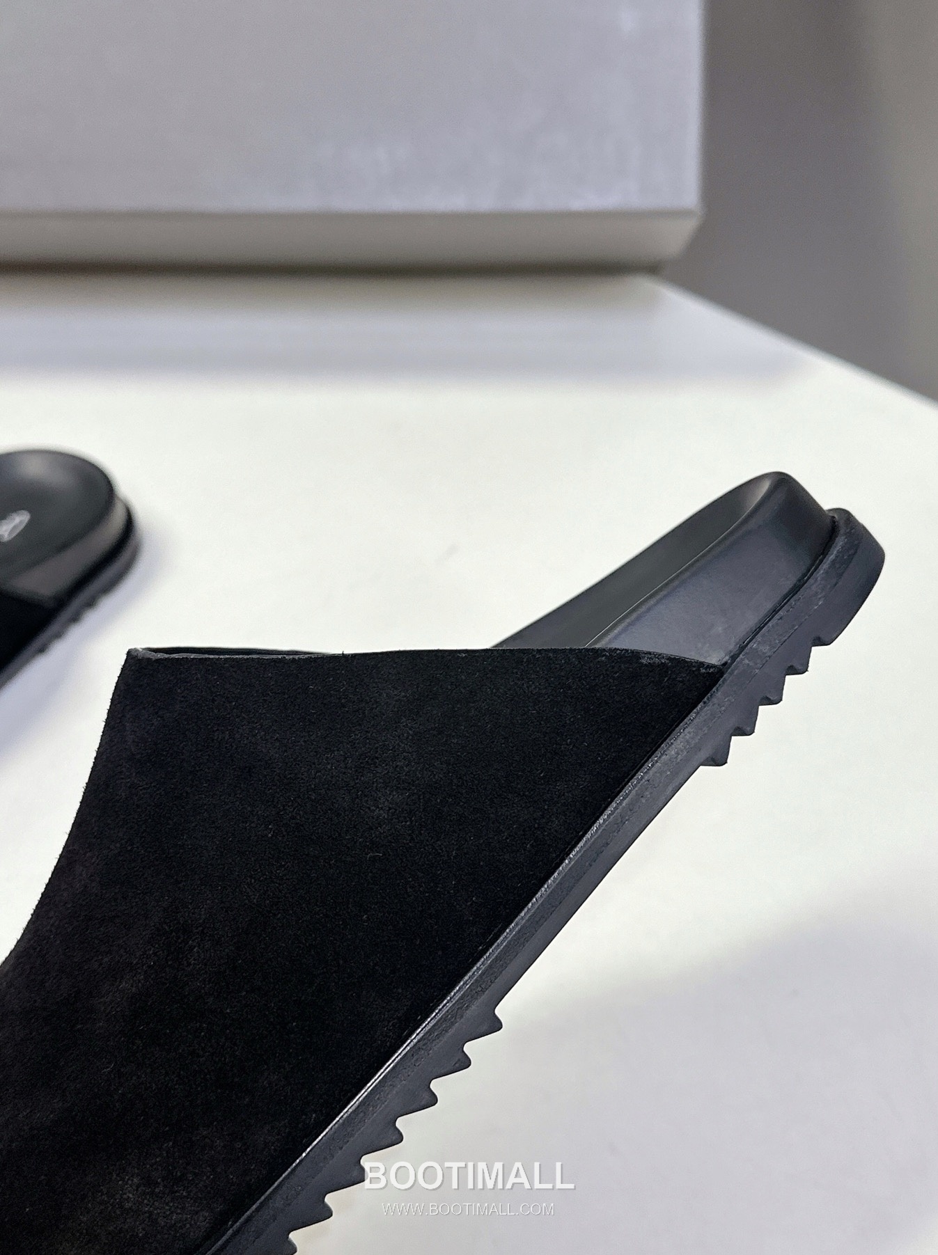 Rick Owens Suede Slide Sandals Suede Calfskin Black 릭오웬스 스웨이드 슬라이드 샌들 스웨이드 송아지가죽 블랙 5