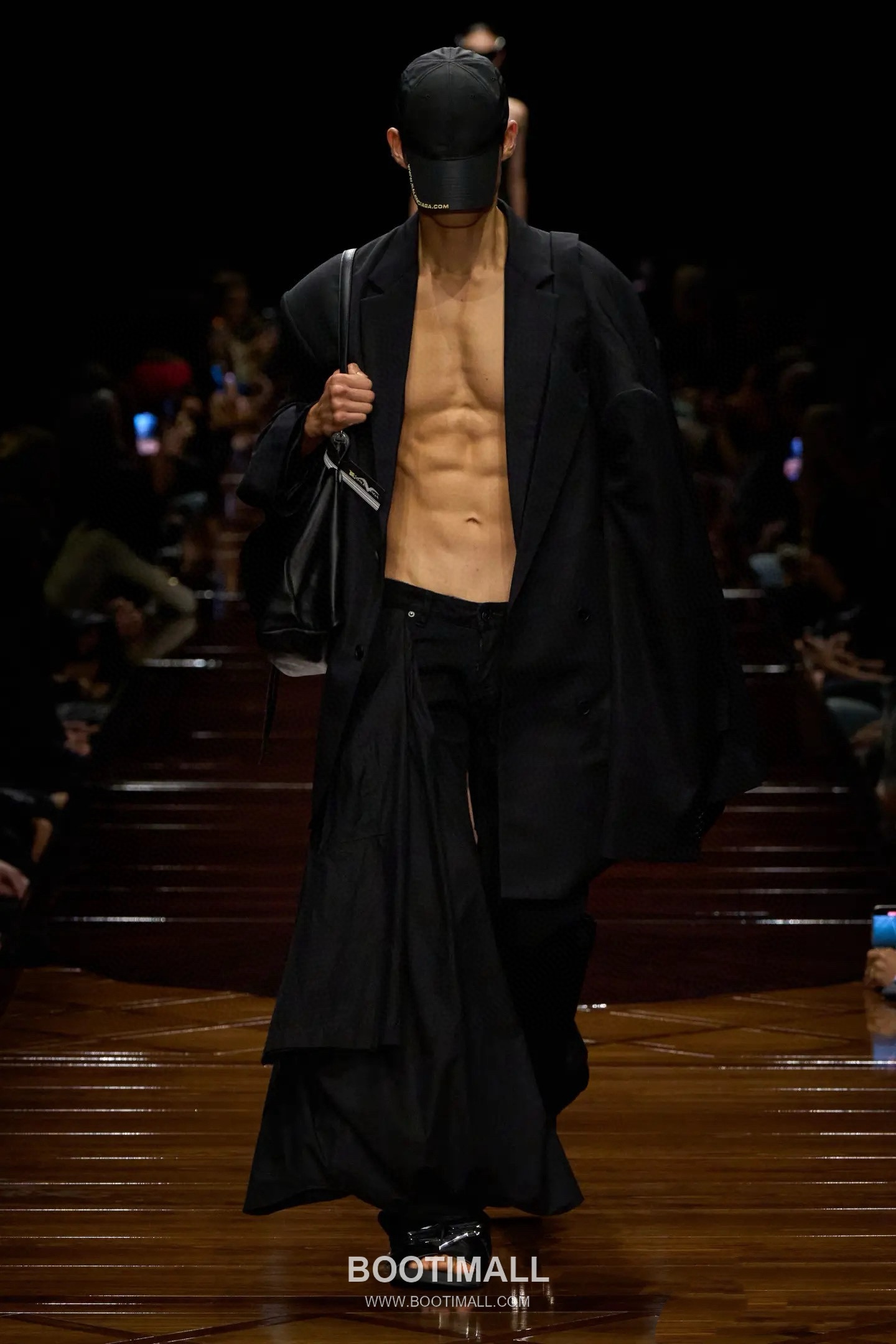 Balenciaga B Logo Slides Leather Rubber Black 발렌시아가 B 로고 슬라이드 가죽 러버 블랙 3