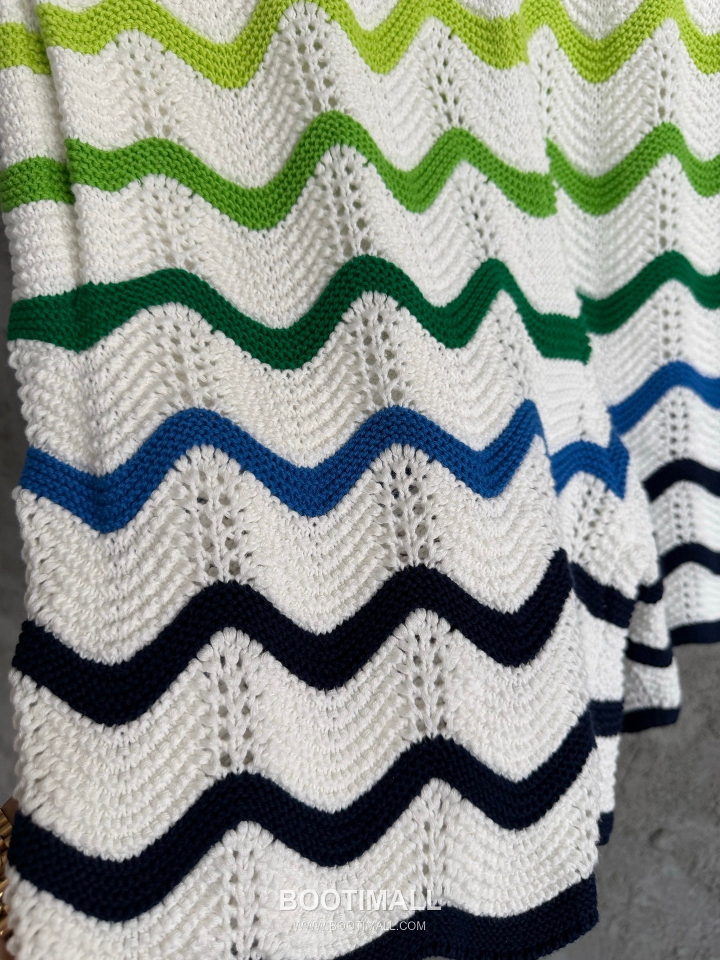 Casablanca Arch Wave Shorts Cotton White 카사블랑카 아치 웨이브 쇼츠 코튼 화이트 5