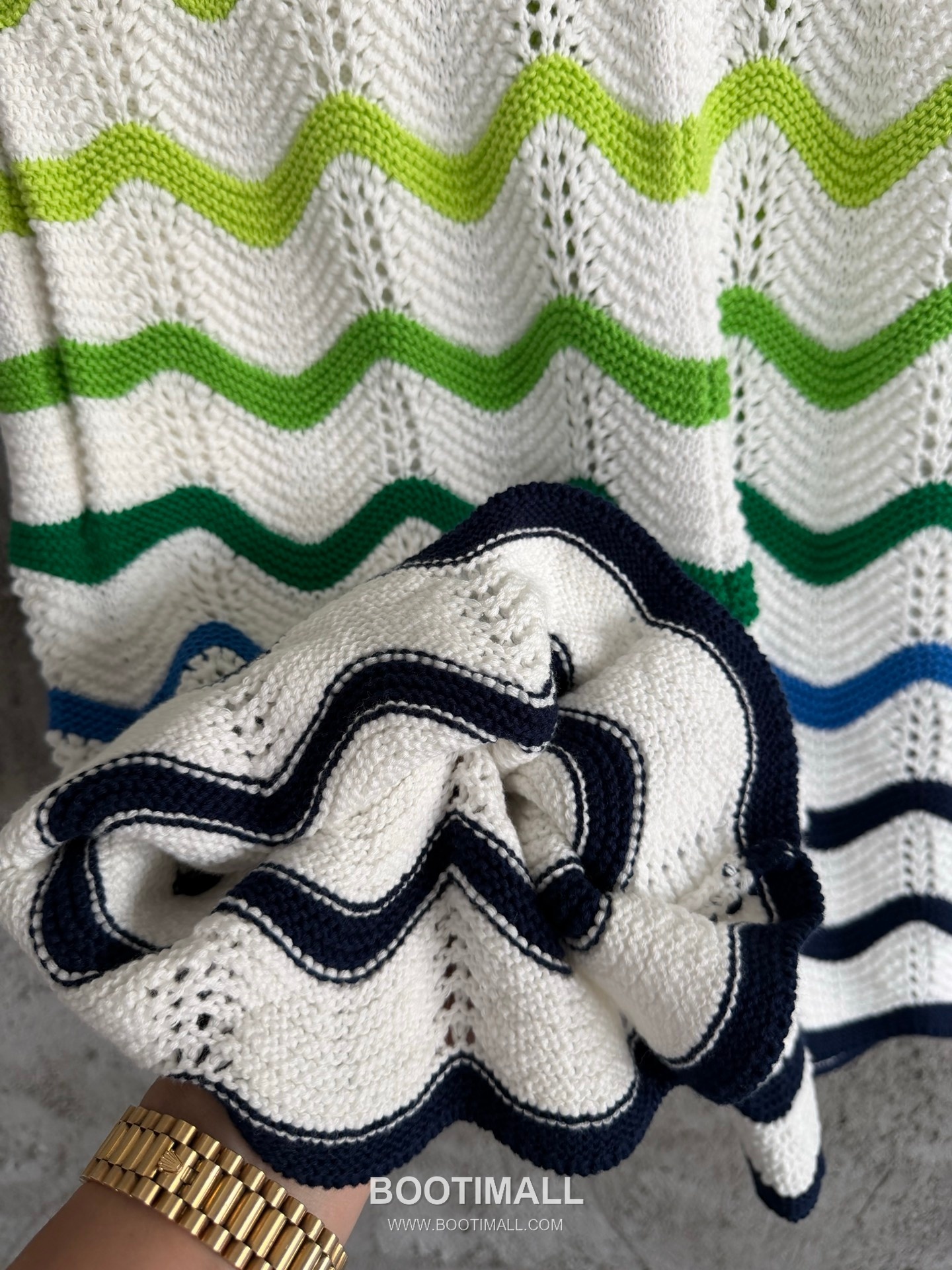 Casablanca Arch Wave Shorts Cotton White 카사블랑카 아치 웨이브 쇼츠 코튼 화이트 6