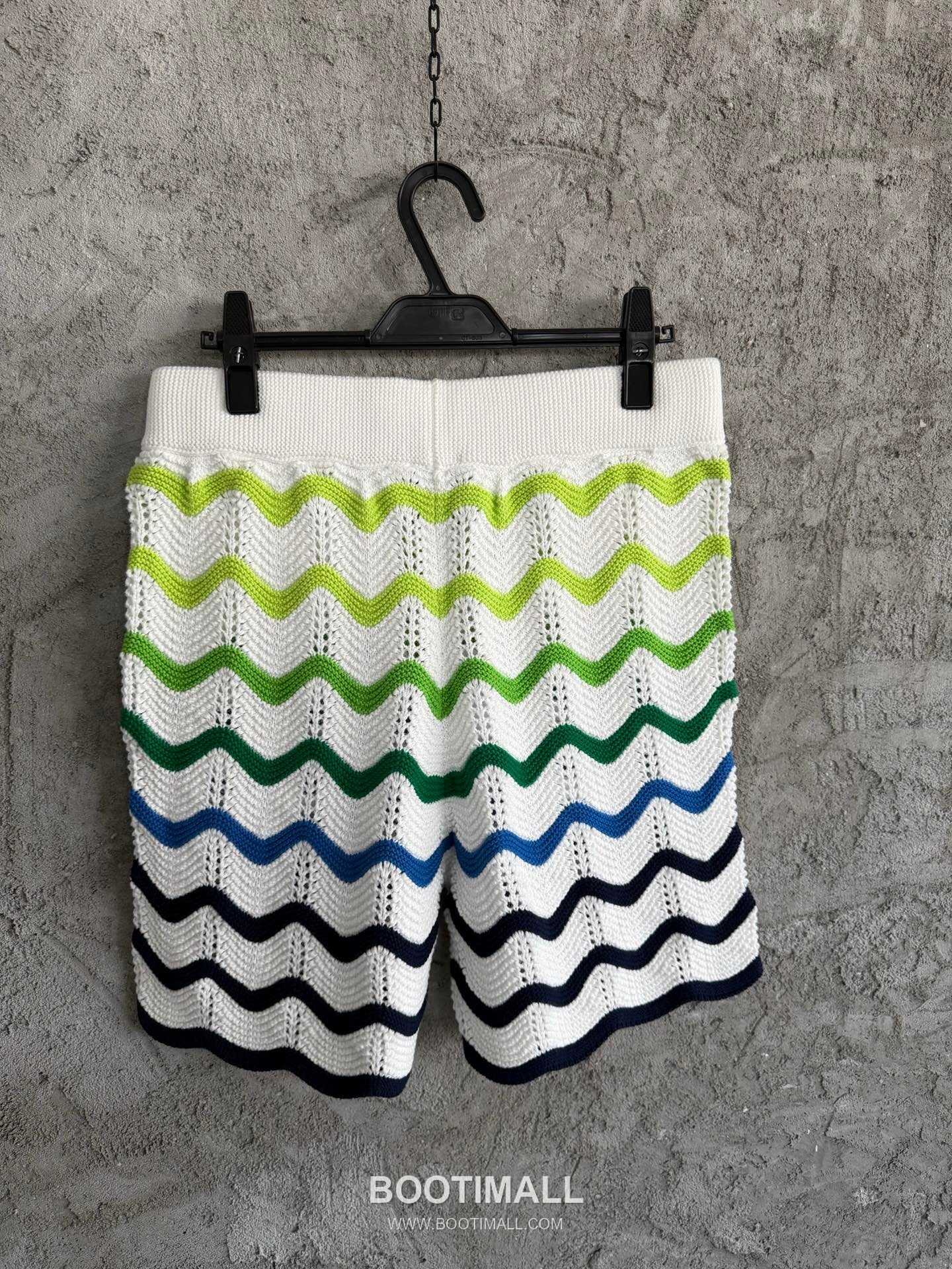 Casablanca Arch Wave Shorts Cotton White 카사블랑카 아치 웨이브 쇼츠 코튼 화이트 7