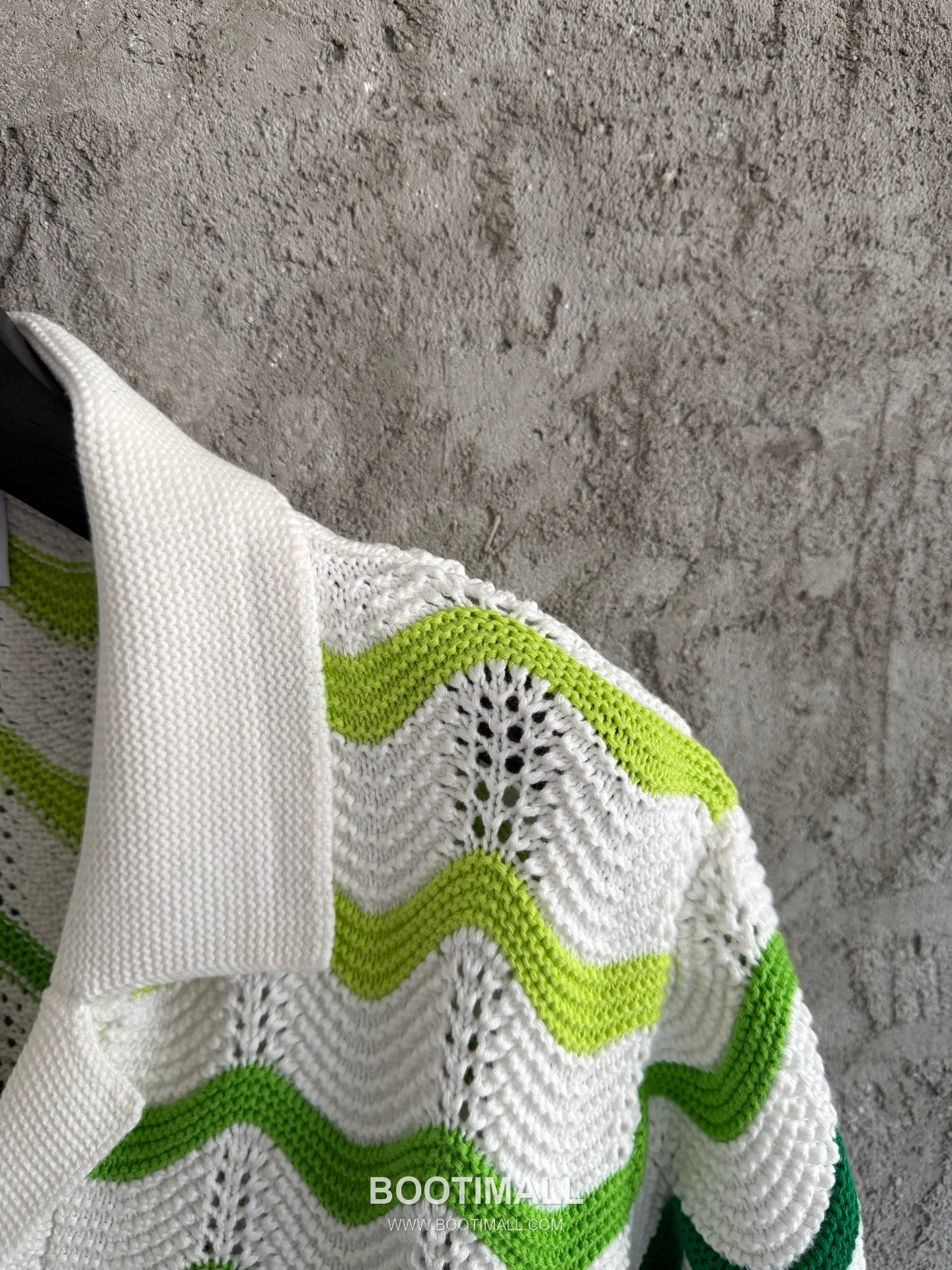 Casablanca Wave Knit Shirt Cotton White 카사블랑카 웨이브 니트 셔츠 코튼 화이트 5