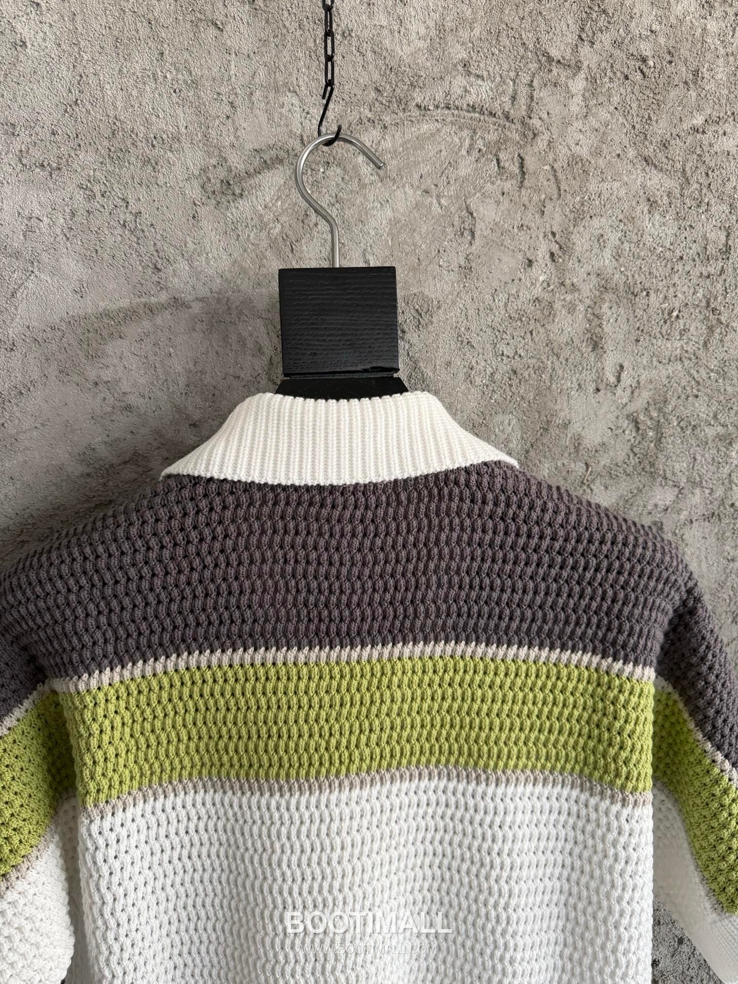 Casablanca Woven Stripe Shirt Cotton 100% Yellow Short Sleeve Shirt 카사블랑카 우븐 스트라이프 셔츠 코튼 100% 옐로우 반팔 셔츠 8