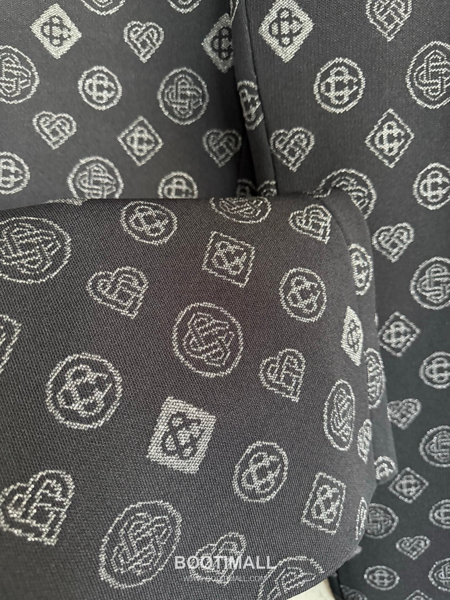 Casablanca Heart Knit Pants Viscose, Polyester, Rayon, Elastane Black 카사블랑카 하트 니트 팬츠 비스코스, 폴리에스터, 레이온, 엘라스틴 블랙 7