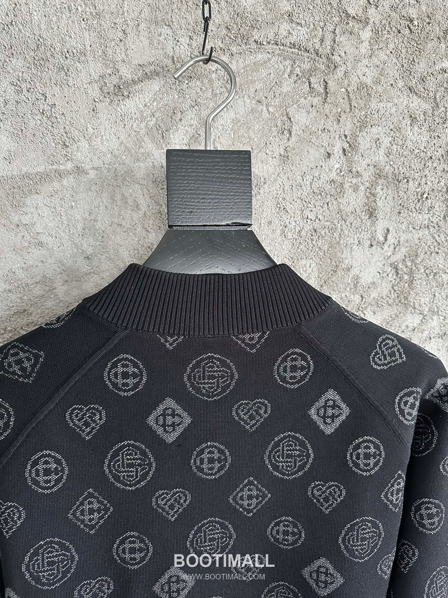 Casablanca Heart Zip Jacket Viscose, Polyester, Rayon, Elastane Black 카사블랑카 하트 지퍼 자켓 비스코스, 폴리에스터, 레이온, 엘라스테인 블랙 7