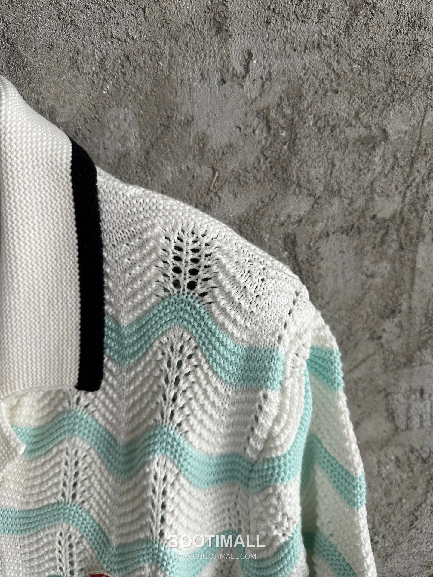 Casablanca Wave Knit Shirt Cotton Black 카사블랑카 웨이브 니트 셔츠 코튼 블랙 5