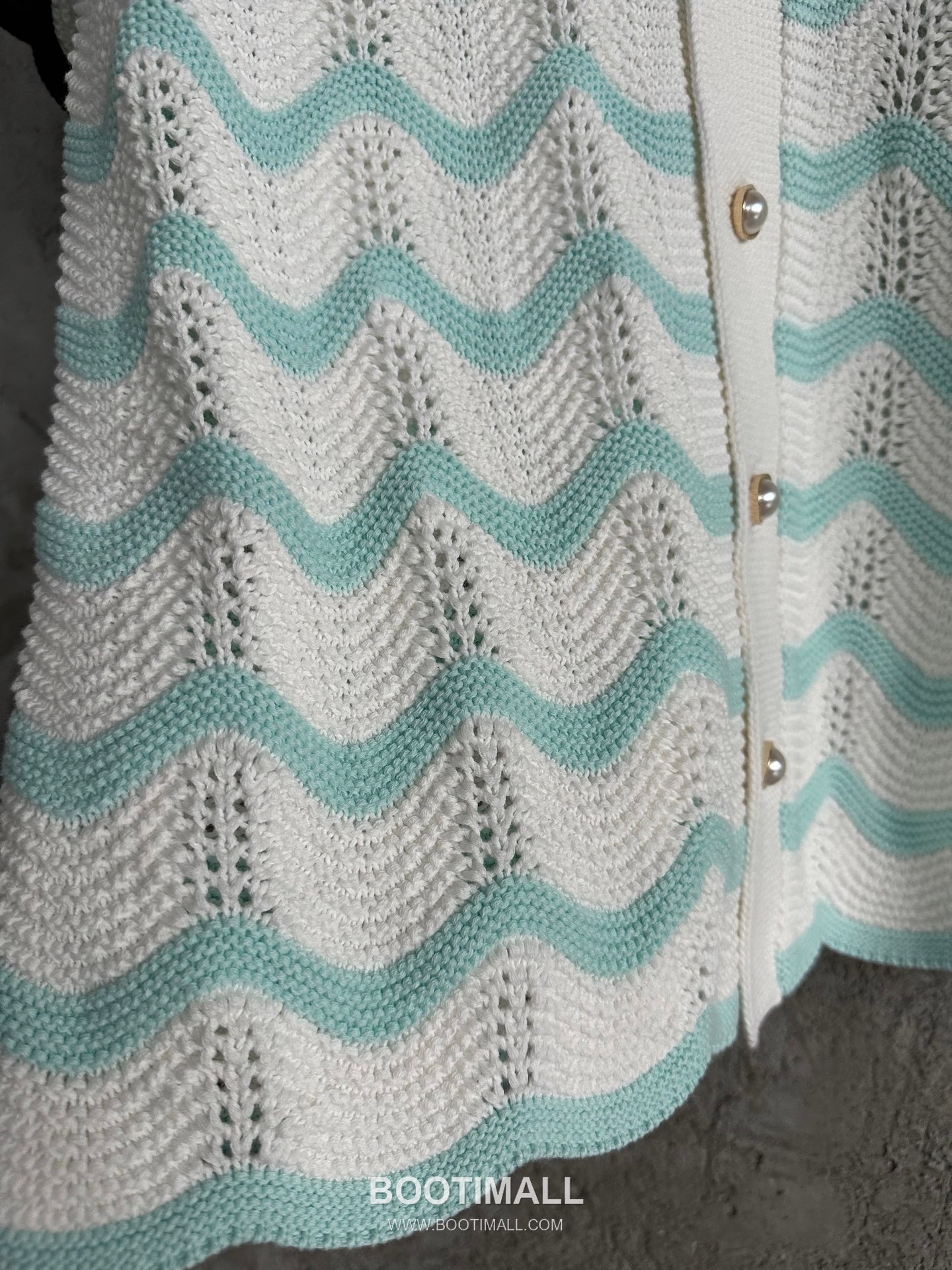 Casablanca Wave Knit Shirt Cotton Black 카사블랑카 웨이브 니트 셔츠 코튼 블랙 6