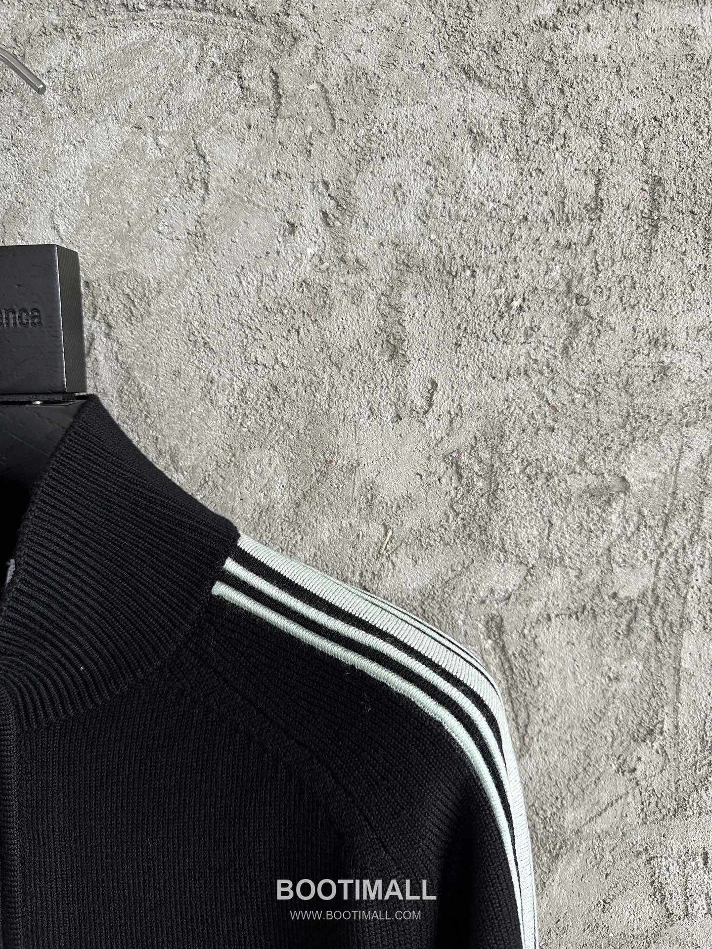 Casablanca Side-Stripe Knit Jacket Wool Black 카사블랑카 사이드 스트라이프 니트 자켓 울 블랙 7