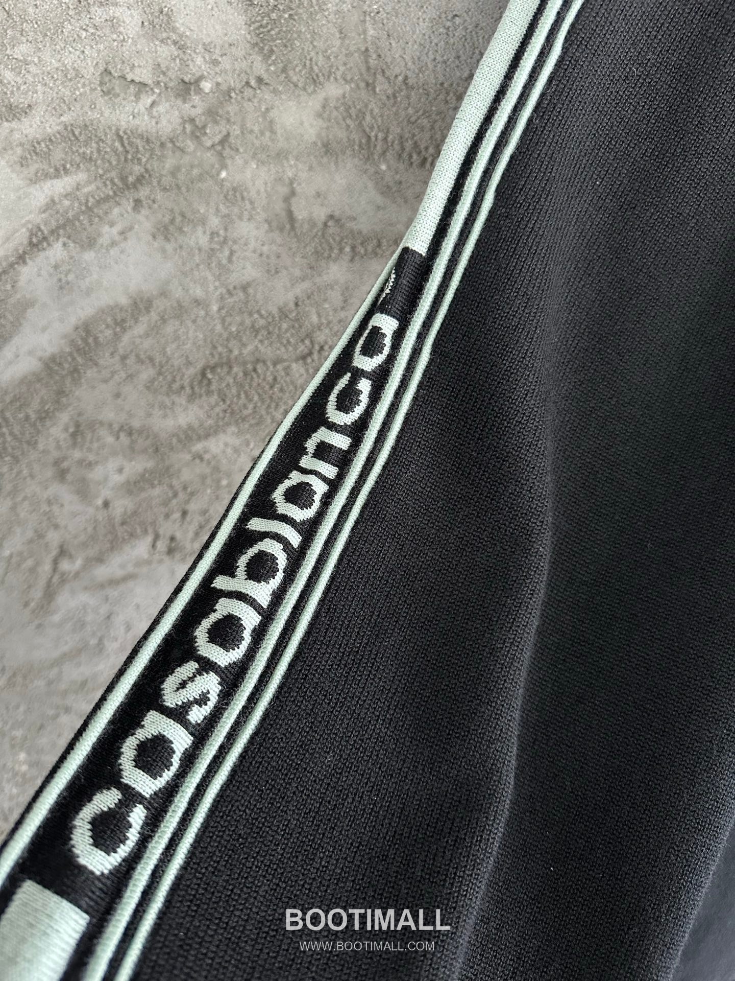 Casablanca Side Stripe Knit Pants Wool Black 카사블랑카 사이드 스트라이프 니트 팬츠 울 블랙 10