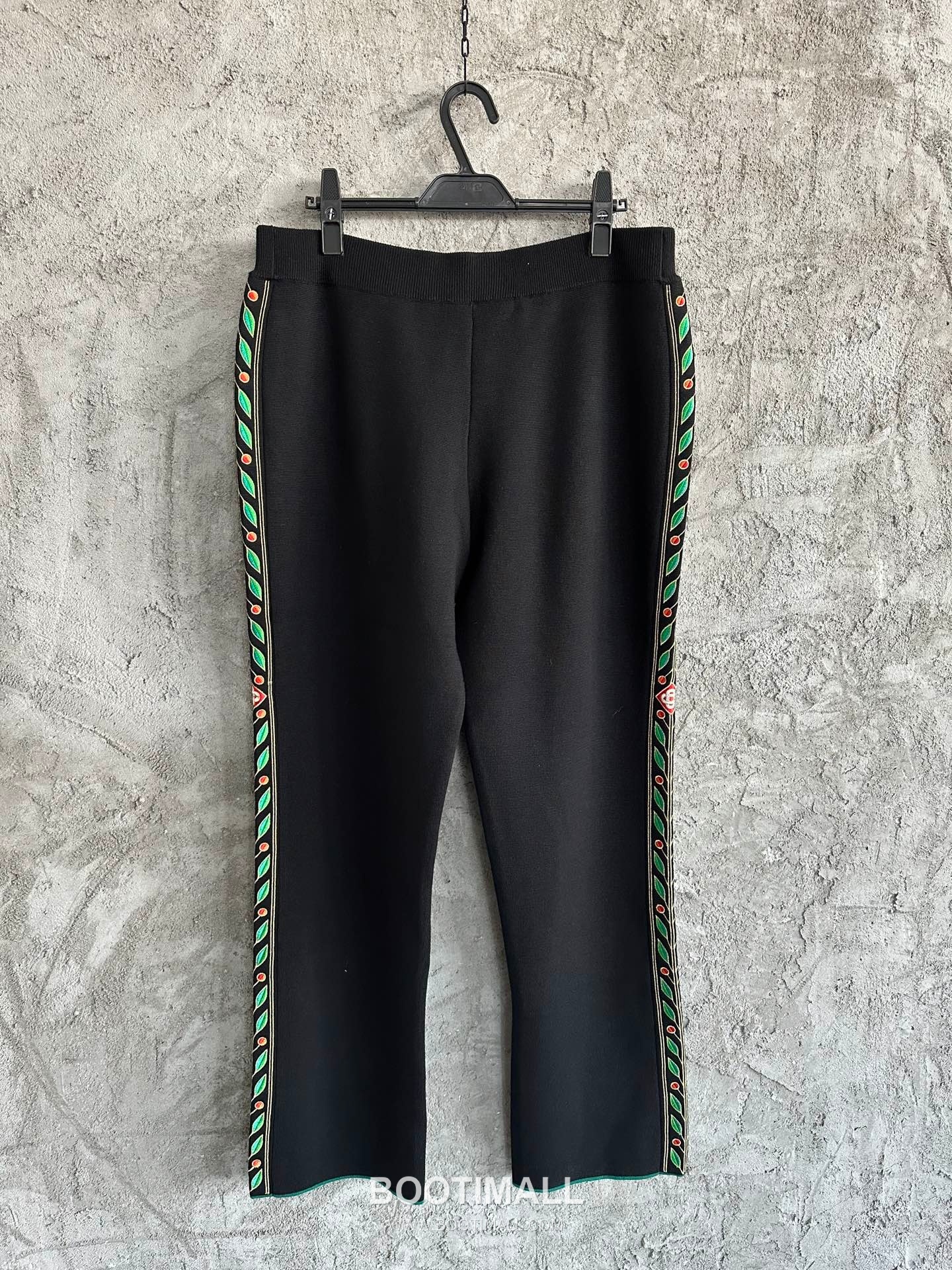 Casablanca Laurel Embroidered Pants Wool Black 카사블랑카 월계수 자수 팬츠 울 블랙 2