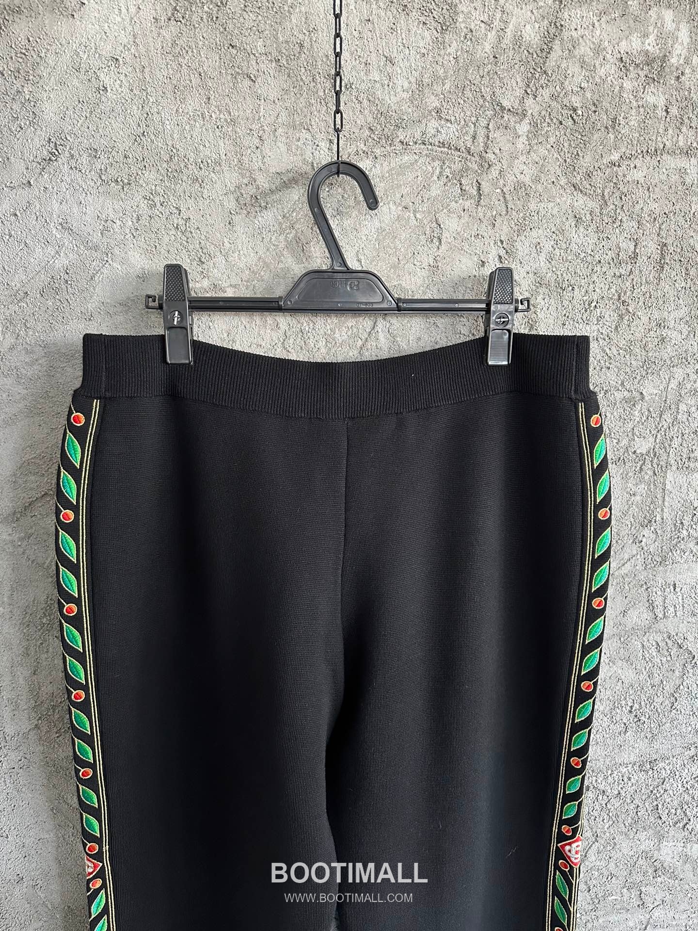Casablanca Laurel Embroidered Pants Wool Black 카사블랑카 월계수 자수 팬츠 울 블랙 8