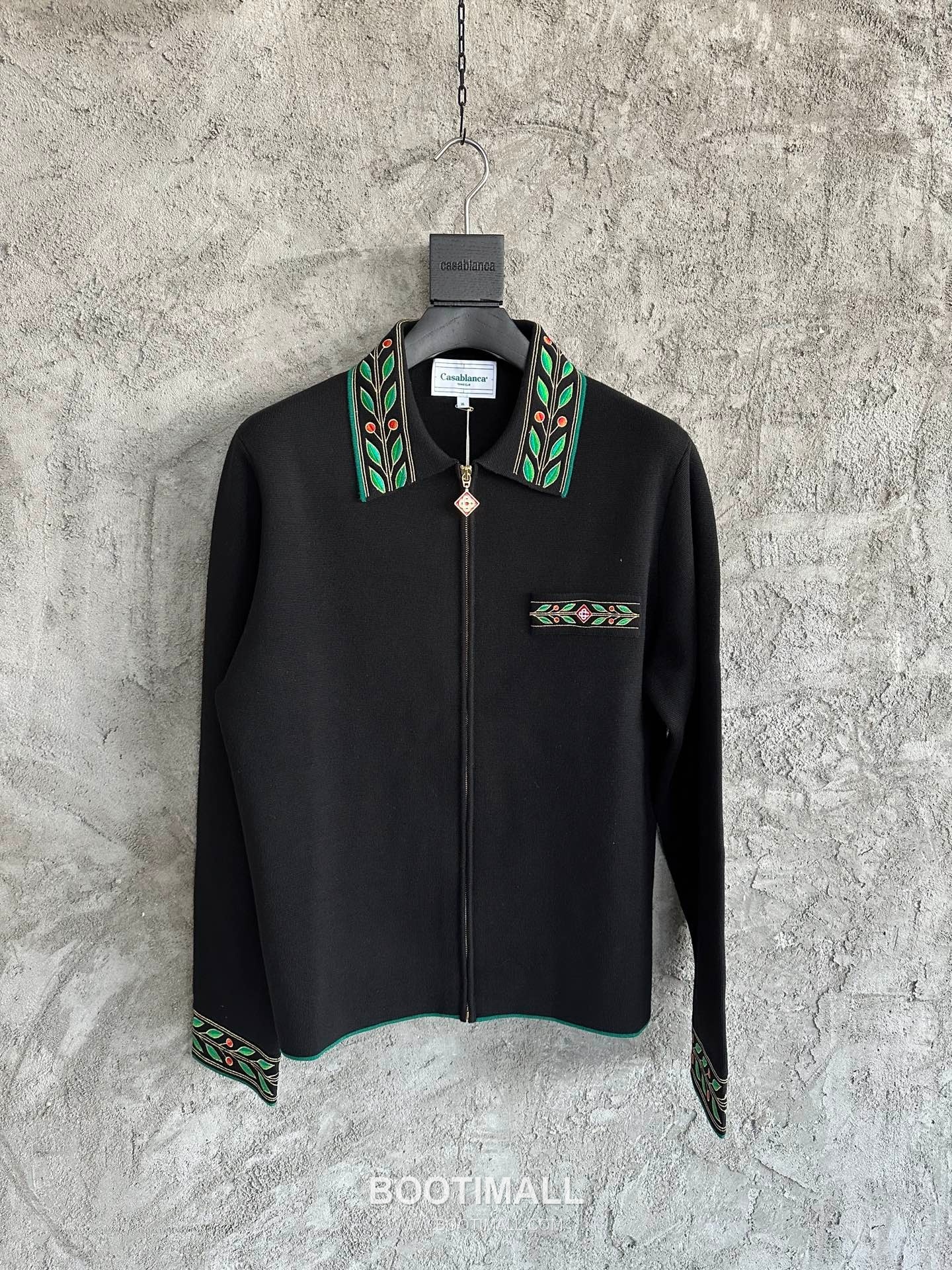 Casablanca Laurel Embroidered Jacket Wool Black 카사블랑카 향엽 자수 자켓 울 블랙 1