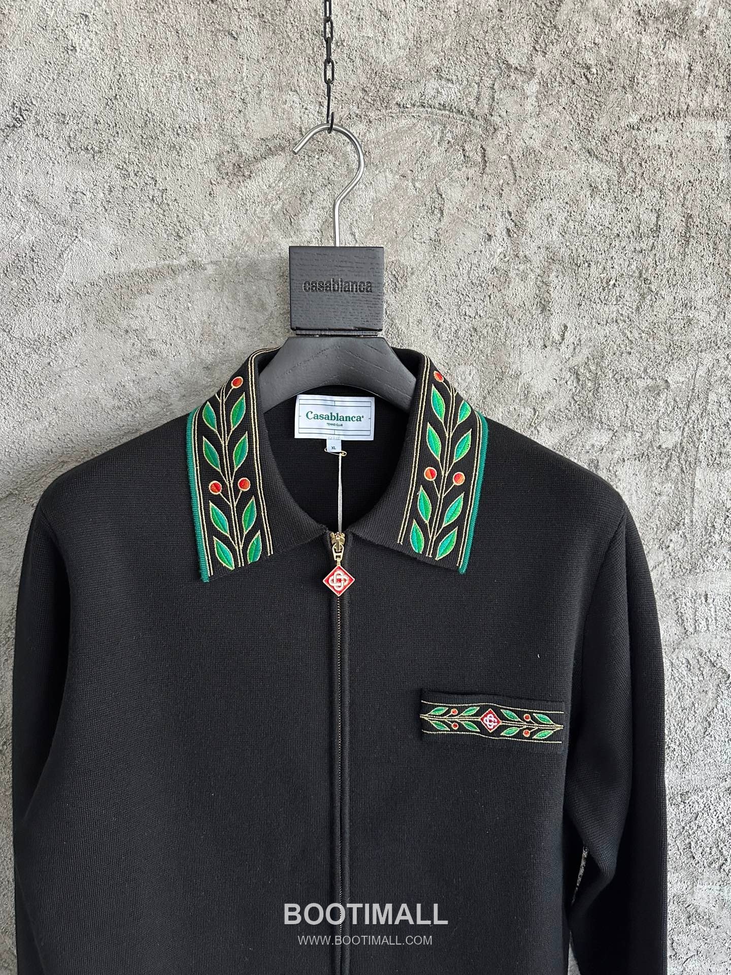 Casablanca Laurel Embroidered Jacket Wool Black 카사블랑카 향엽 자수 자켓 울 블랙 3