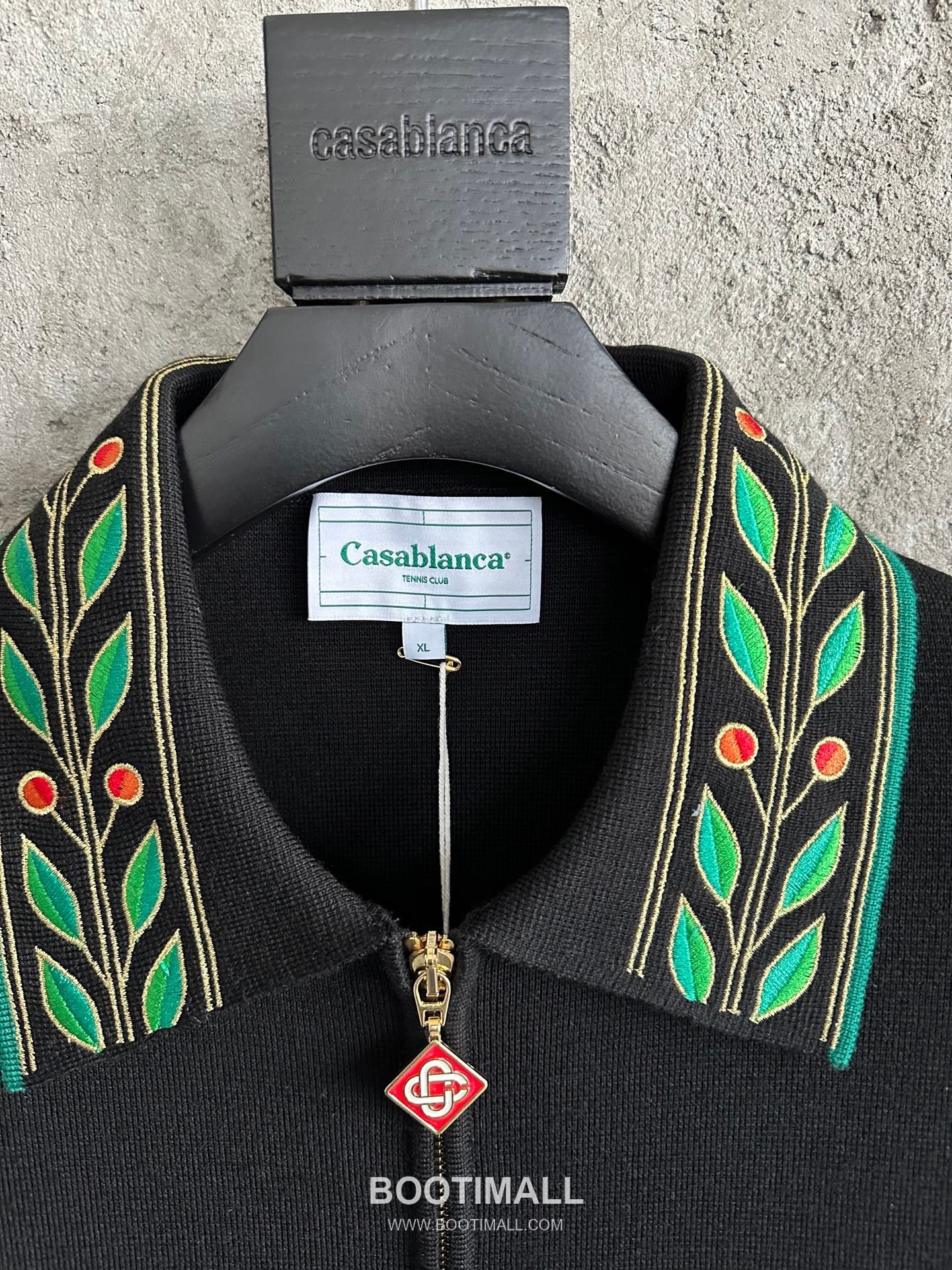 Casablanca Laurel Embroidered Jacket Wool Black 카사블랑카 향엽 자수 자켓 울 블랙 4