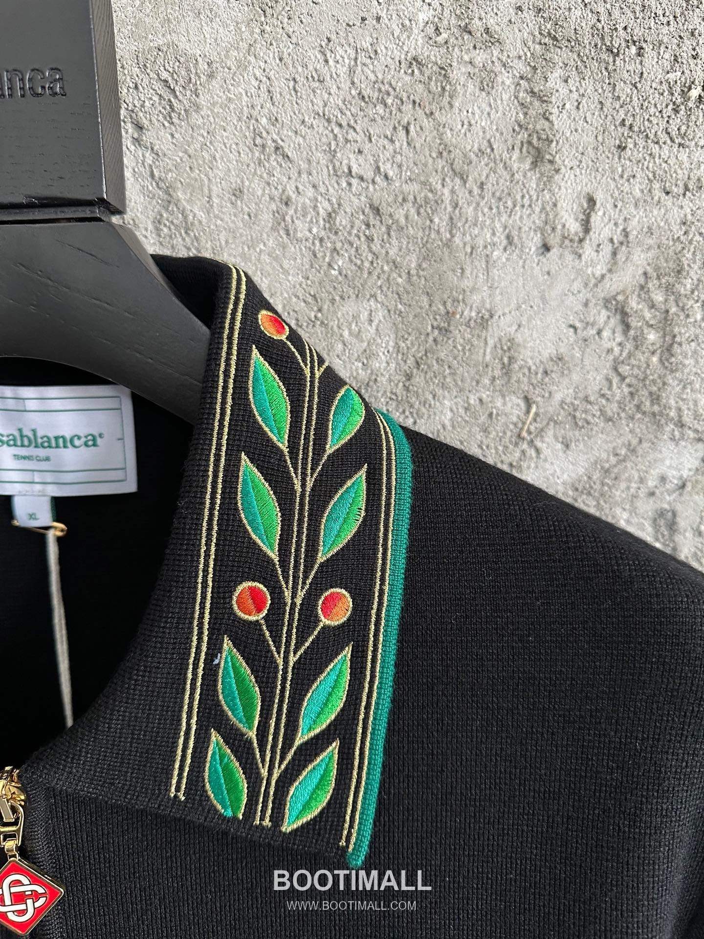 Casablanca Laurel Embroidered Jacket Wool Black 카사블랑카 향엽 자수 자켓 울 블랙 5