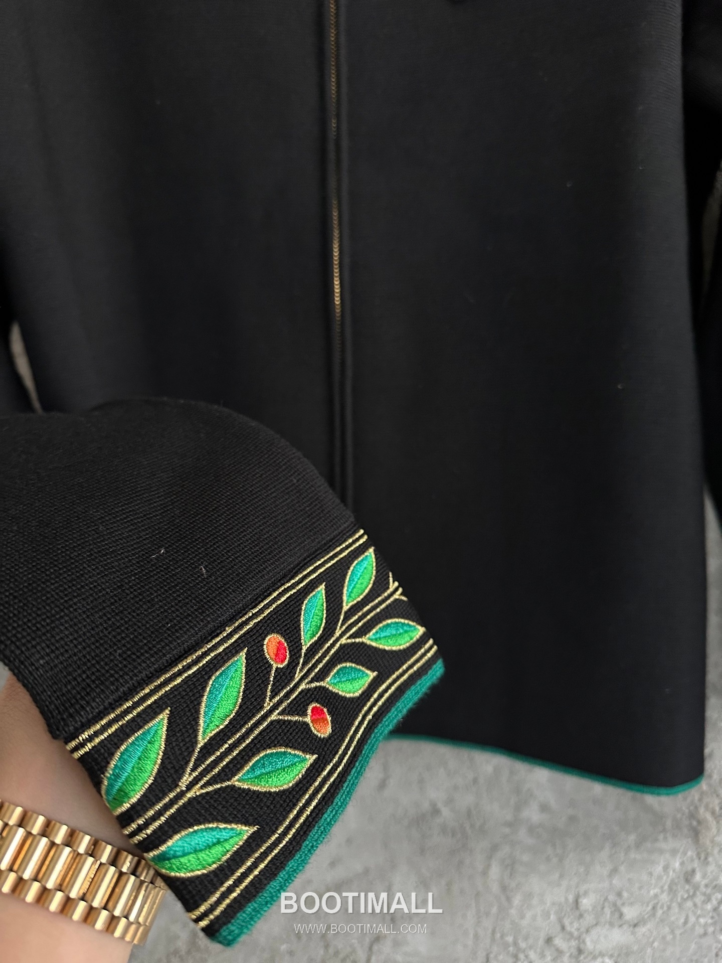 Casablanca Laurel Embroidered Jacket Wool Black 카사블랑카 향엽 자수 자켓 울 블랙 7