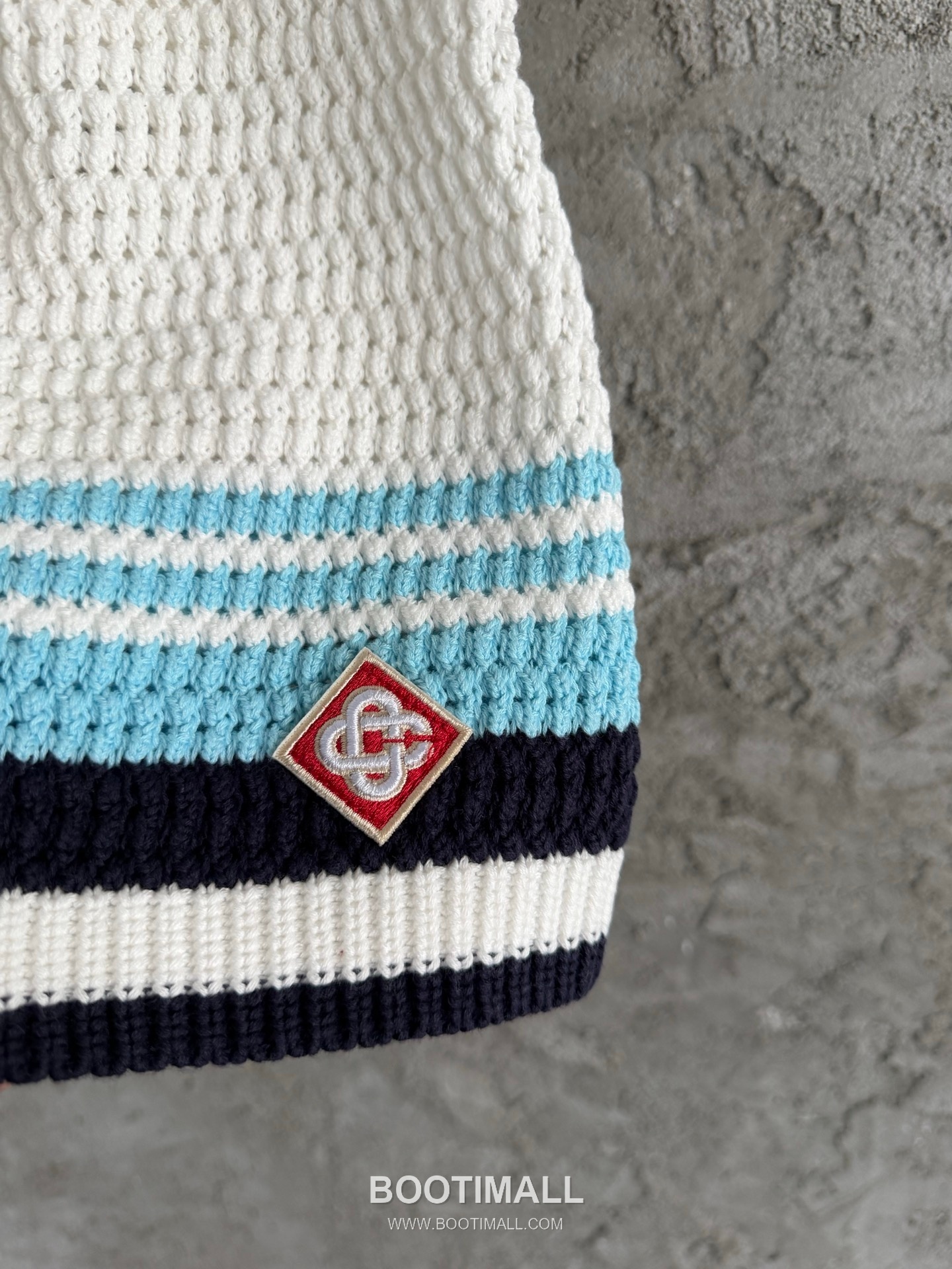 Casablanca Woven Stripe Shorts Cotton White 카사블랑카 우븐 스트라이프 쇼츠 코튼 화이트 10