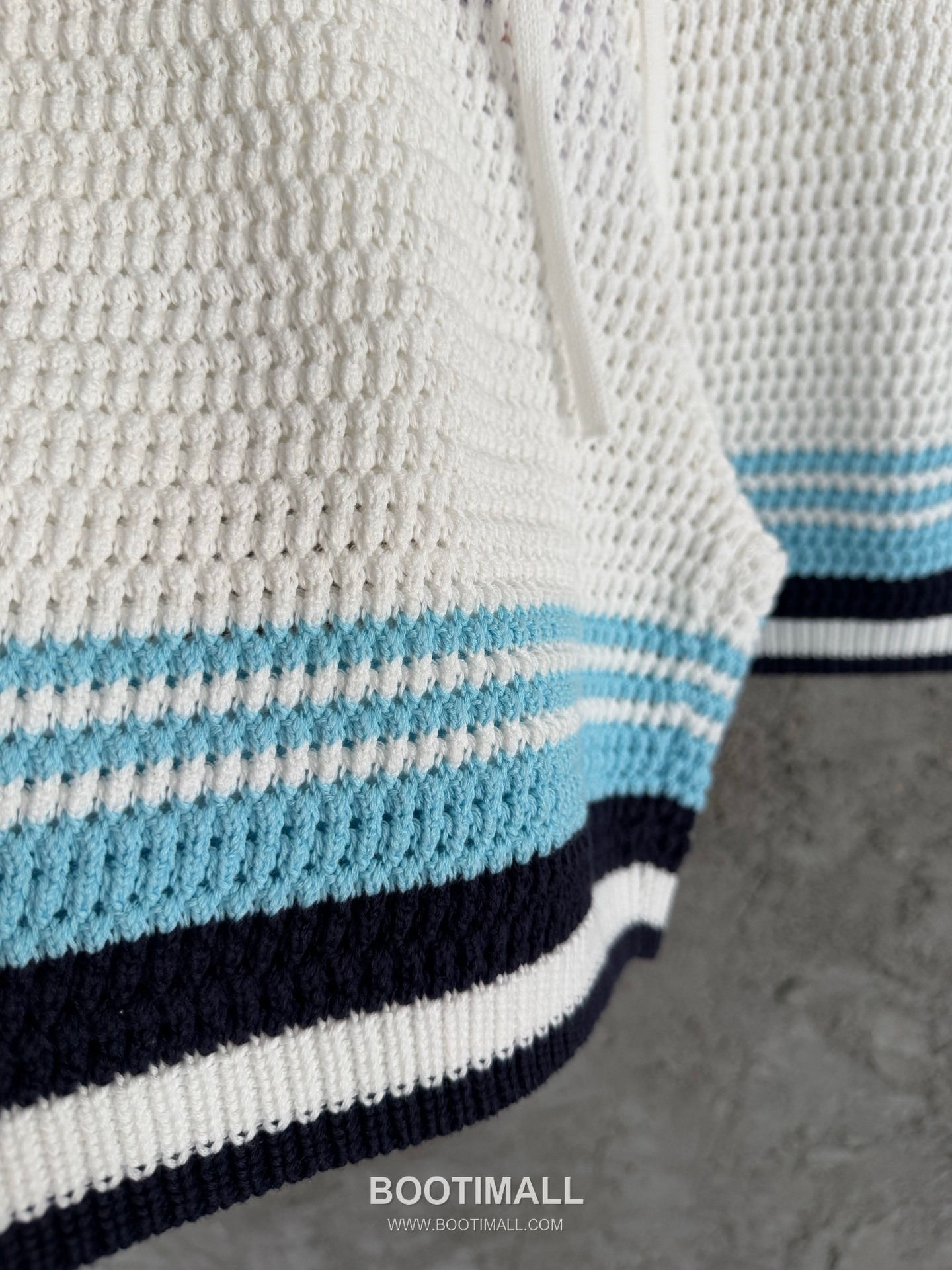 Casablanca Woven Stripe Shorts Cotton White 카사블랑카 우븐 스트라이프 쇼츠 코튼 화이트 11