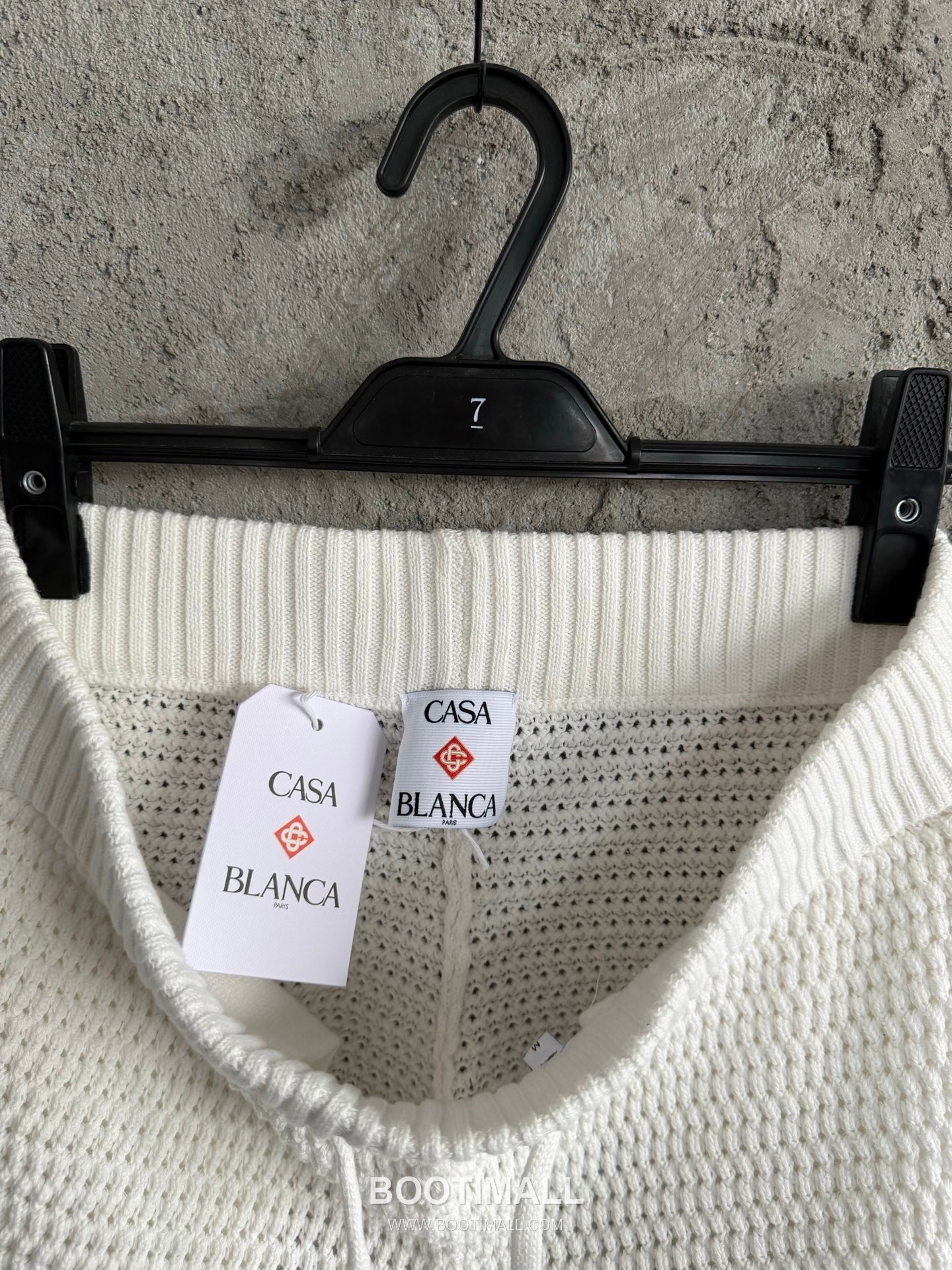 Casablanca Woven Stripe Shorts Cotton White 카사블랑카 우븐 스트라이프 쇼츠 코튼 화이트 13