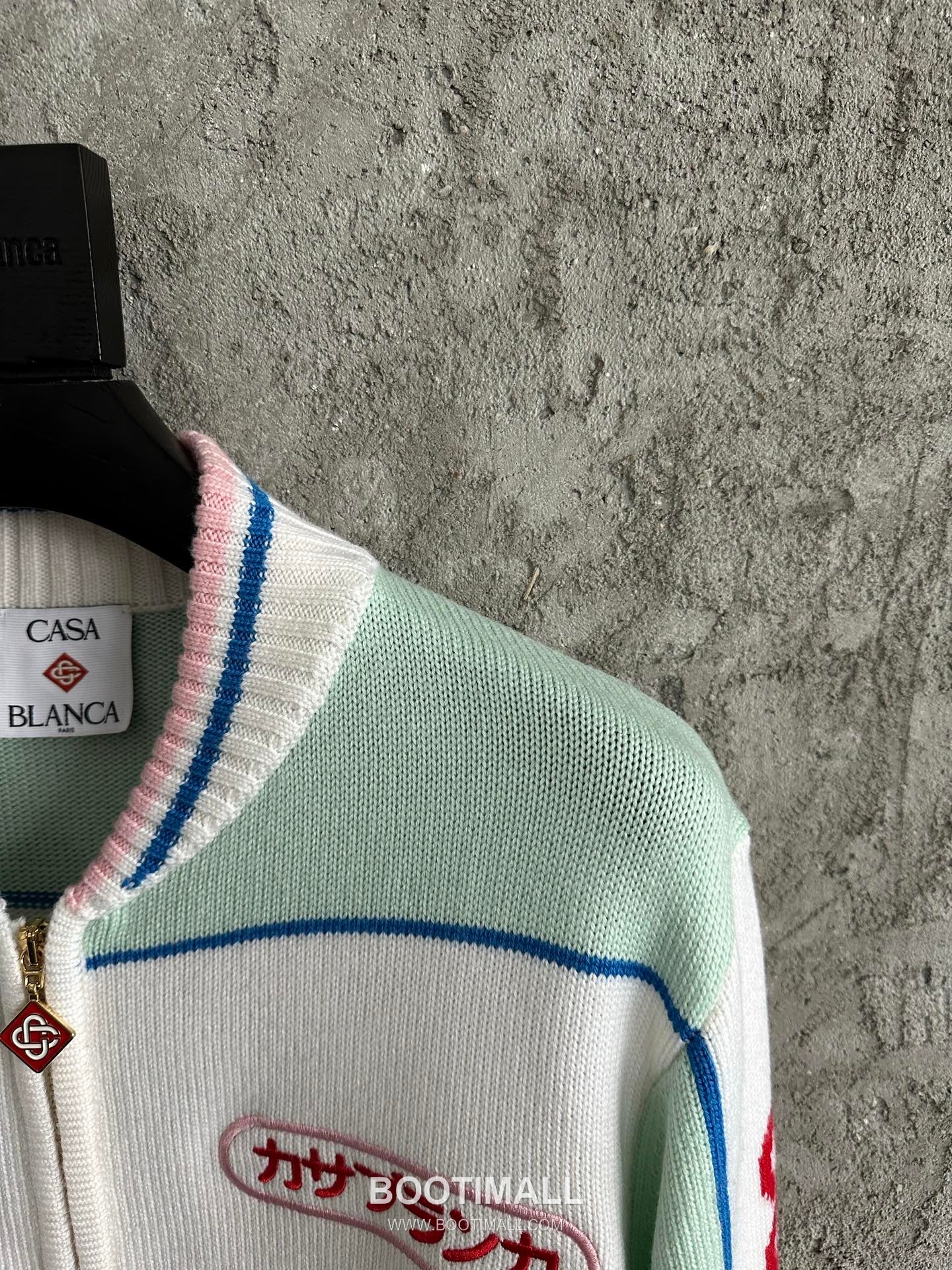 Casablanca Mountain Knit Cardigan Wool White 카사블랑카 마운틴 니트 가디건 울 화이트 5