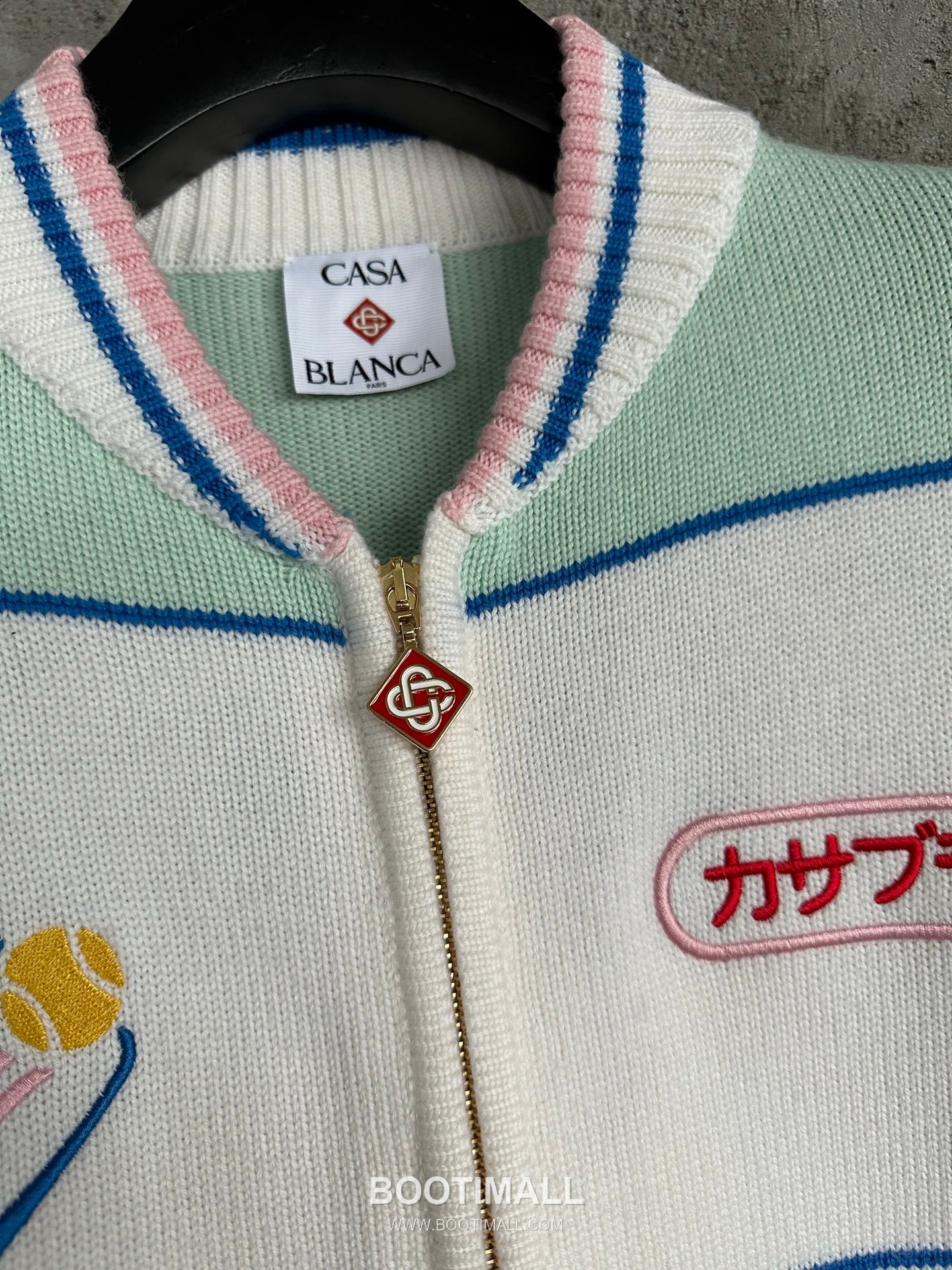 Casablanca Mountain Knit Cardigan Wool White 카사블랑카 마운틴 니트 가디건 울 화이트 6