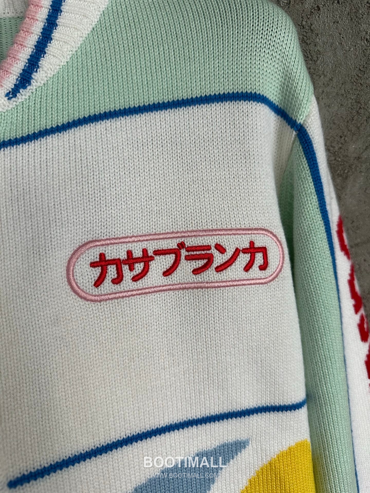 Casablanca Mountain Knit Cardigan Wool White 카사블랑카 마운틴 니트 가디건 울 화이트 7