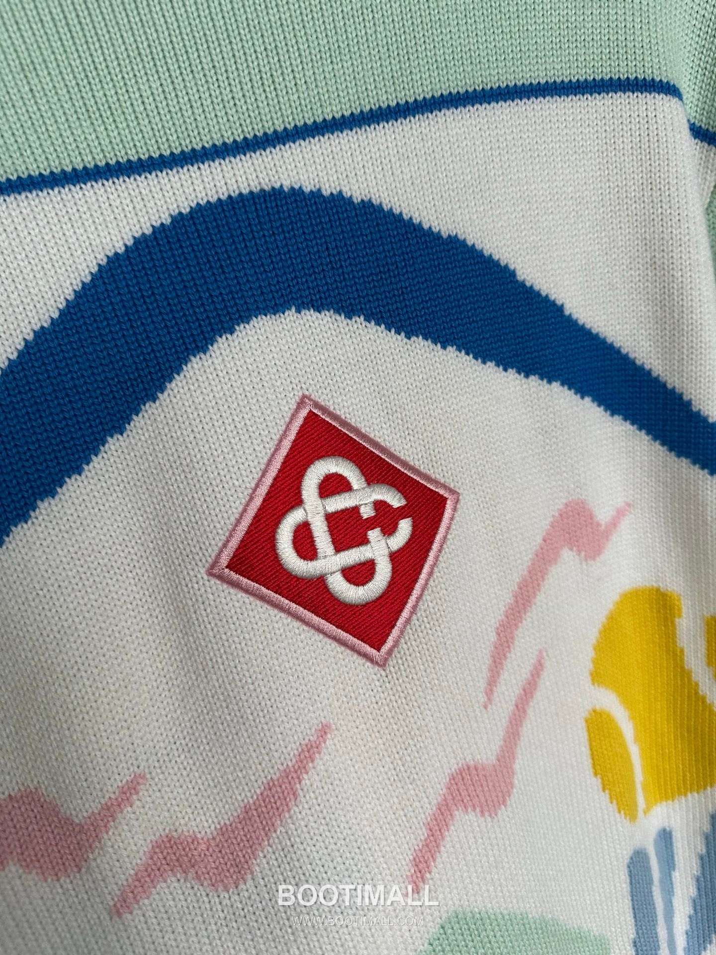 Casablanca Mountain Knit Cardigan Wool White 카사블랑카 마운틴 니트 가디건 울 화이트 10