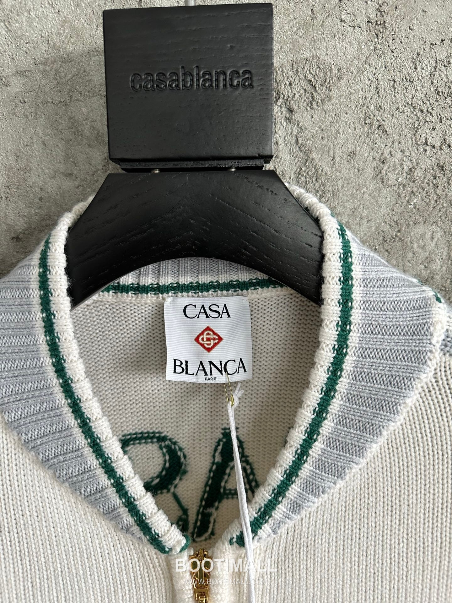 Casablanca Portrait Wool Cardigan Wool White 카사블랑카 인물 패턴 울 가디건 울 화이트 7
