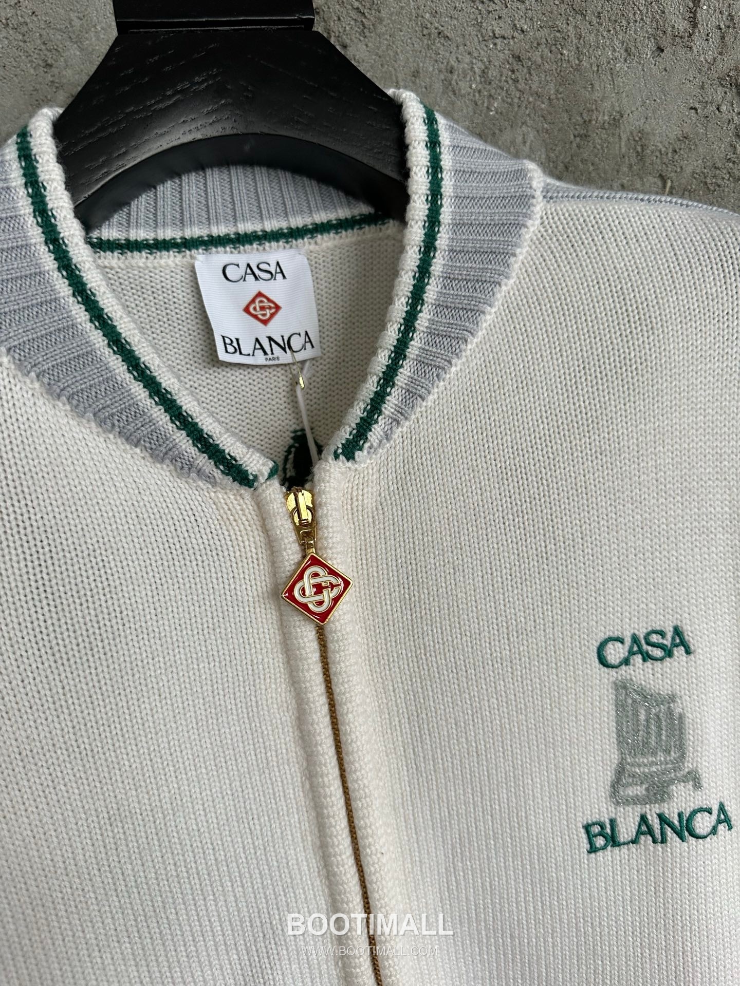 Casablanca Portrait Wool Cardigan Wool White 카사블랑카 인물 패턴 울 가디건 울 화이트 9