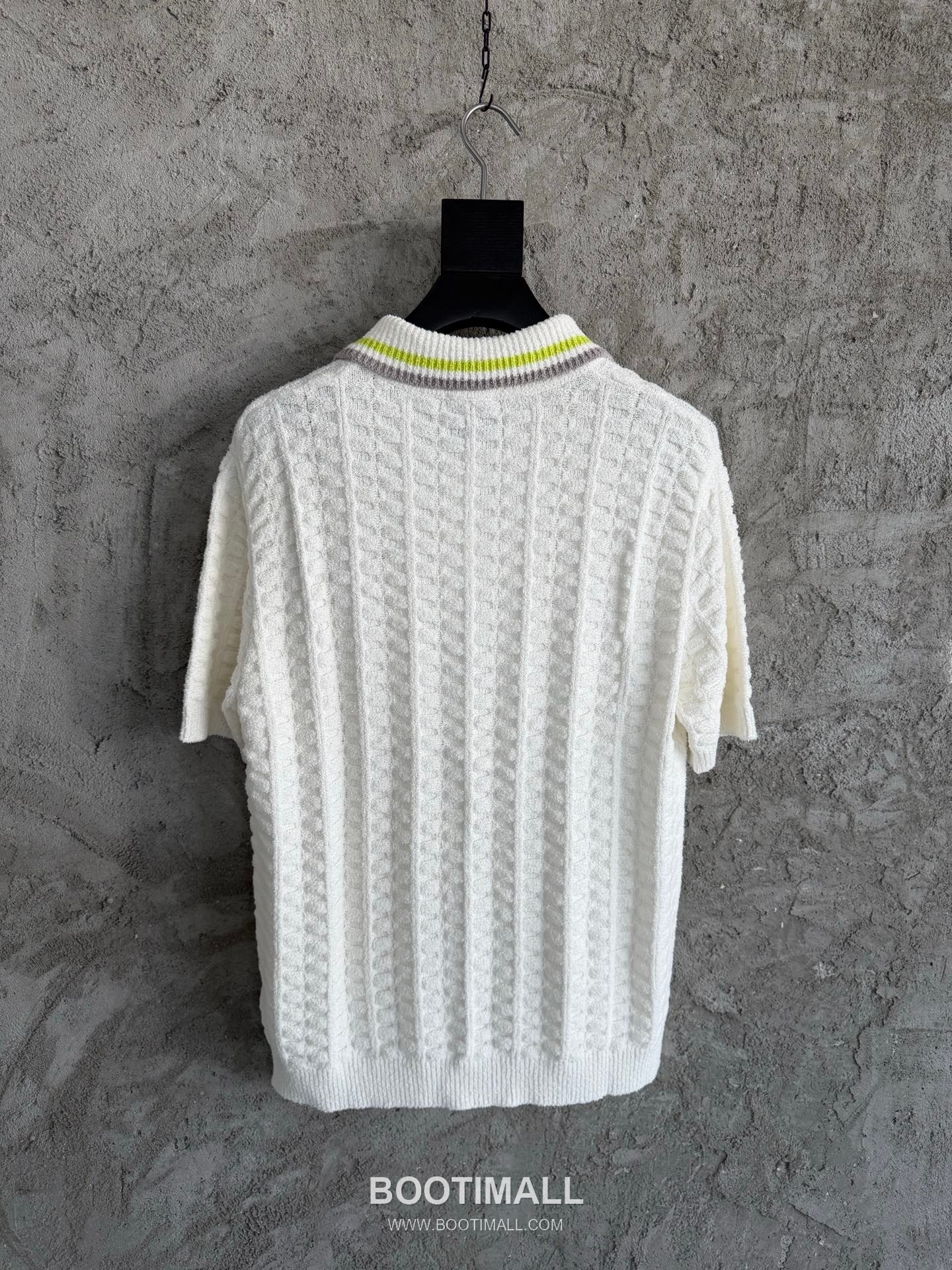 Casablanca Terry Cotton Polo Cotton White Polo Shirt 카사블랑카 테리 코튼 폴로 코튼 화이트 폴로 셔츠 2