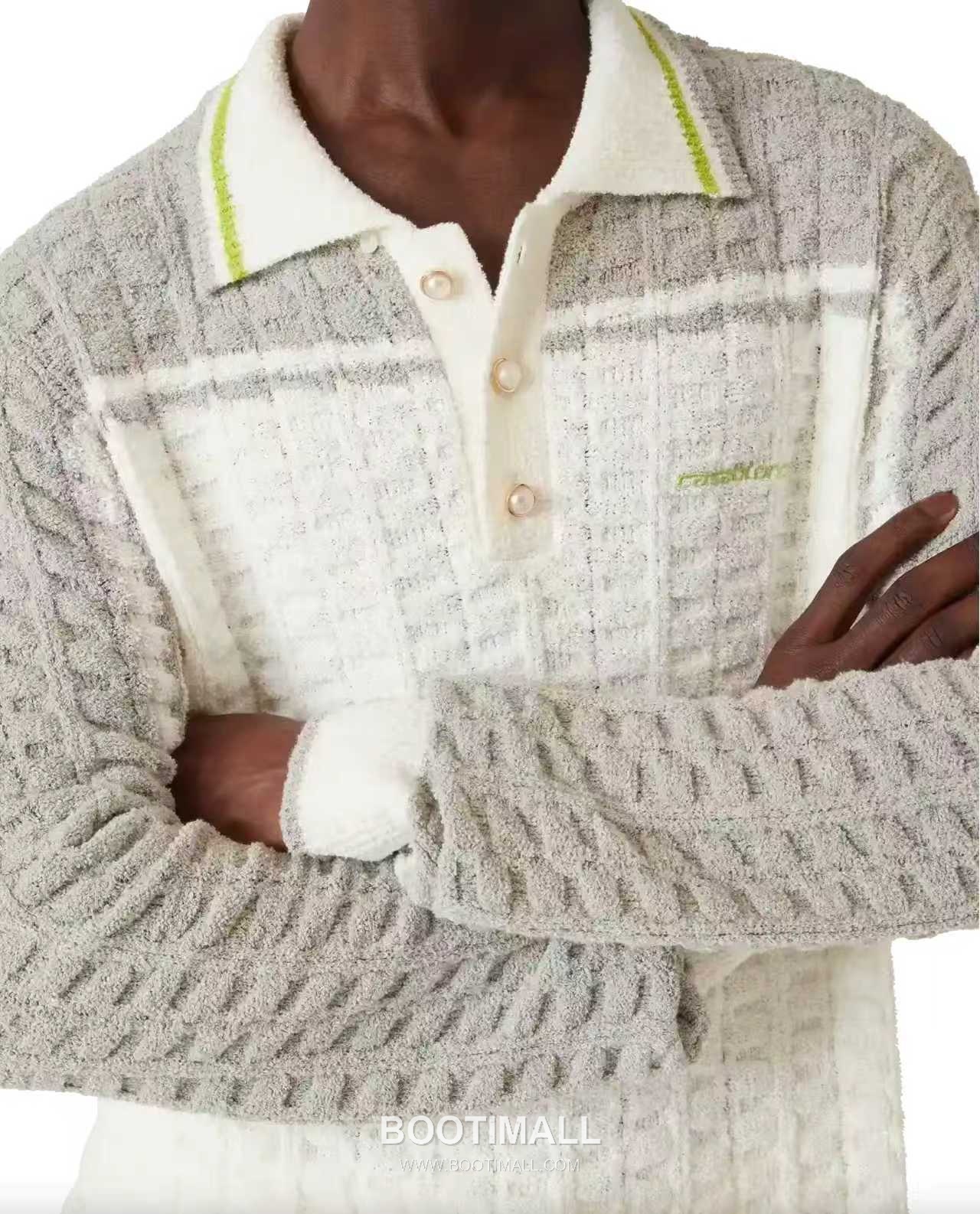 Casablanca Terry Polo Shirt Cotton White 카사블랑카 테리 폴로 셔츠 코튼 화이트 1