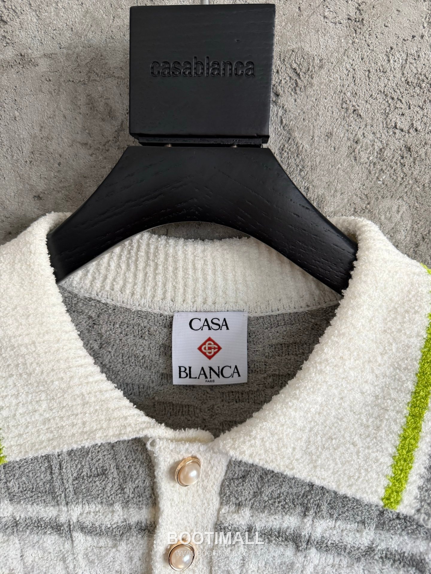 Casablanca Terry Polo Shirt Cotton White 카사블랑카 테리 폴로 셔츠 코튼 화이트 6